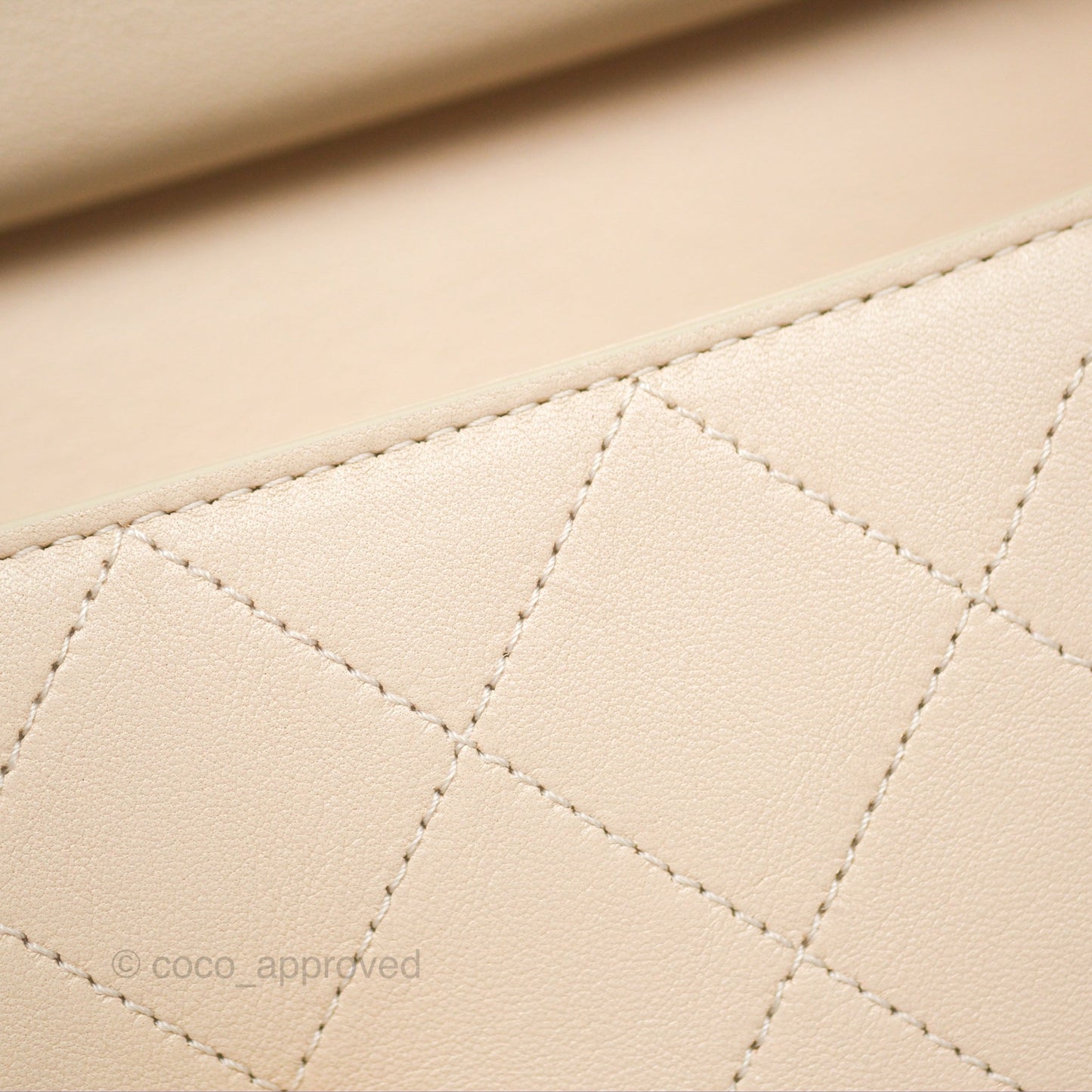 Chanel Small Quilted Coco Luxe Flap Bag Light Beige Calfskin Aged Gold Hardware