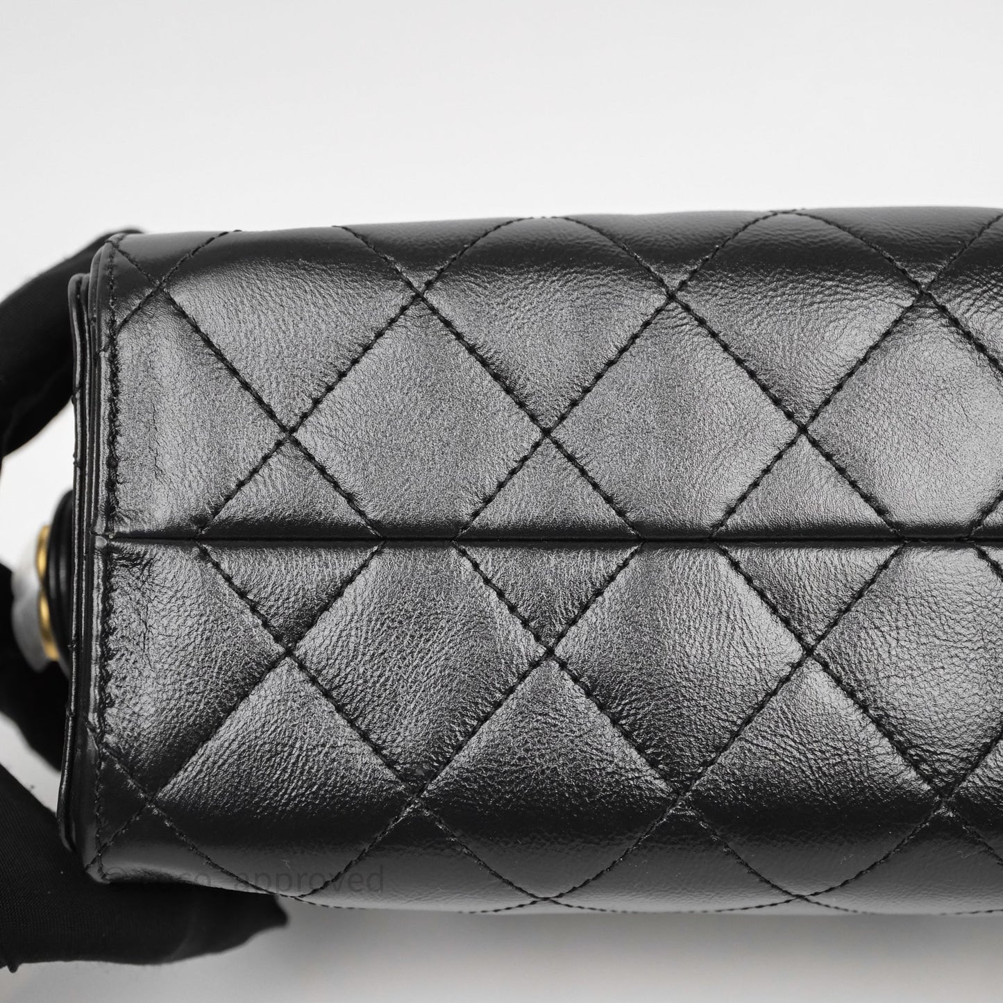 Chanel Mini 25 Black Bag Calfskin Mixed Hardware