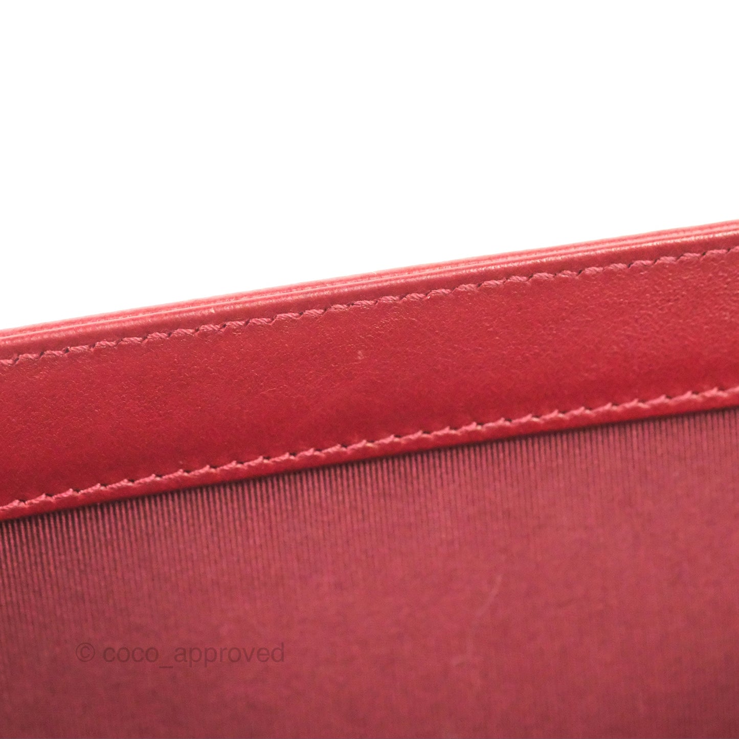 Chanel Quilted Medium Boy Dark Red Calfskin Ruthenium Hardware