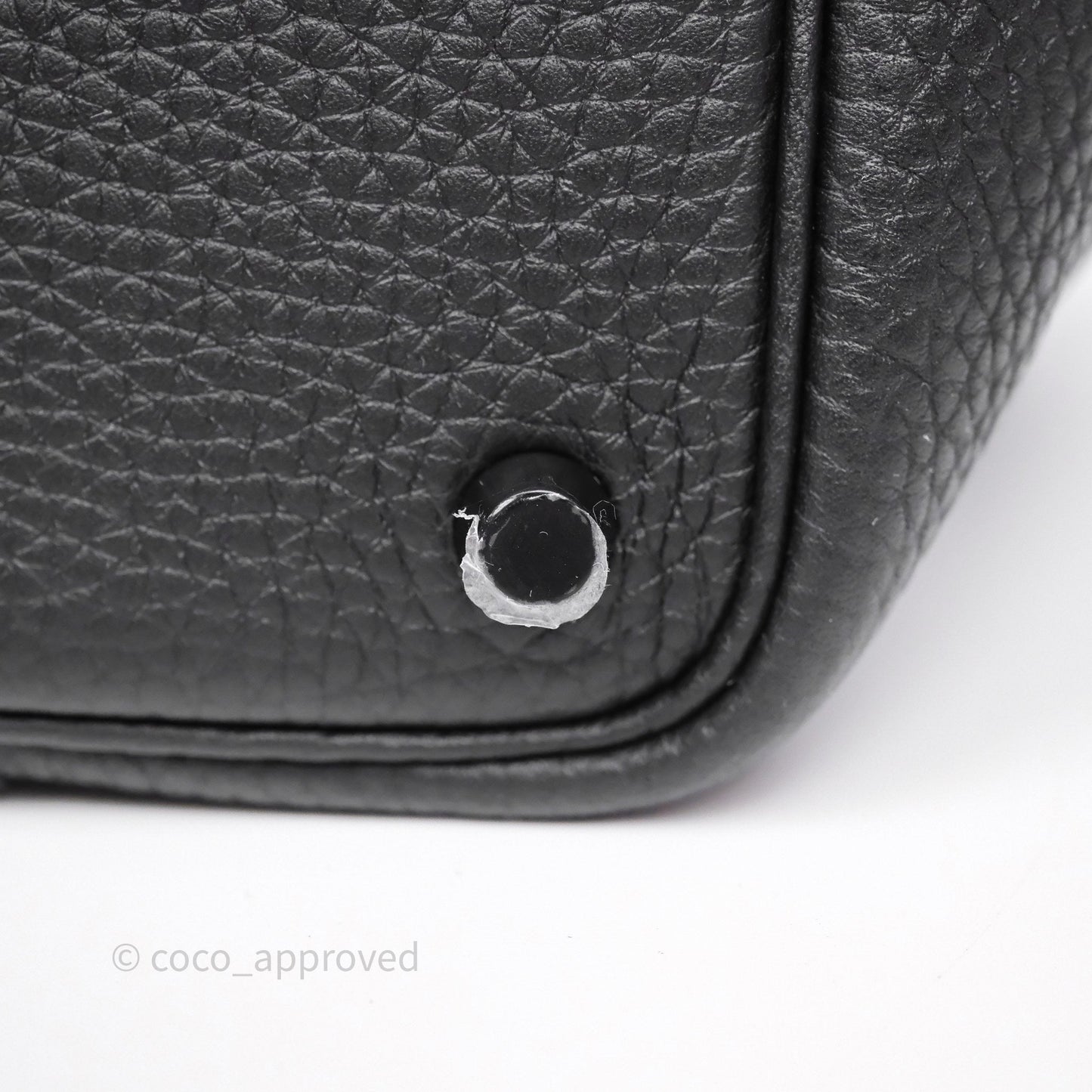 Hermès Picotin 18 Black Noir 89 Clemence So Black Hardware