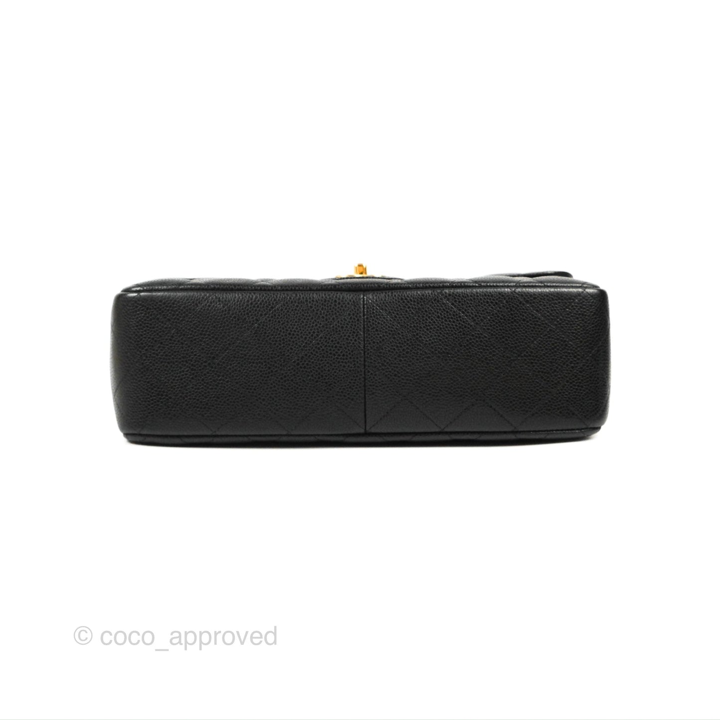 Chanel Jumbo Double Flap Black Caviar Gold Hardware⁣⁣