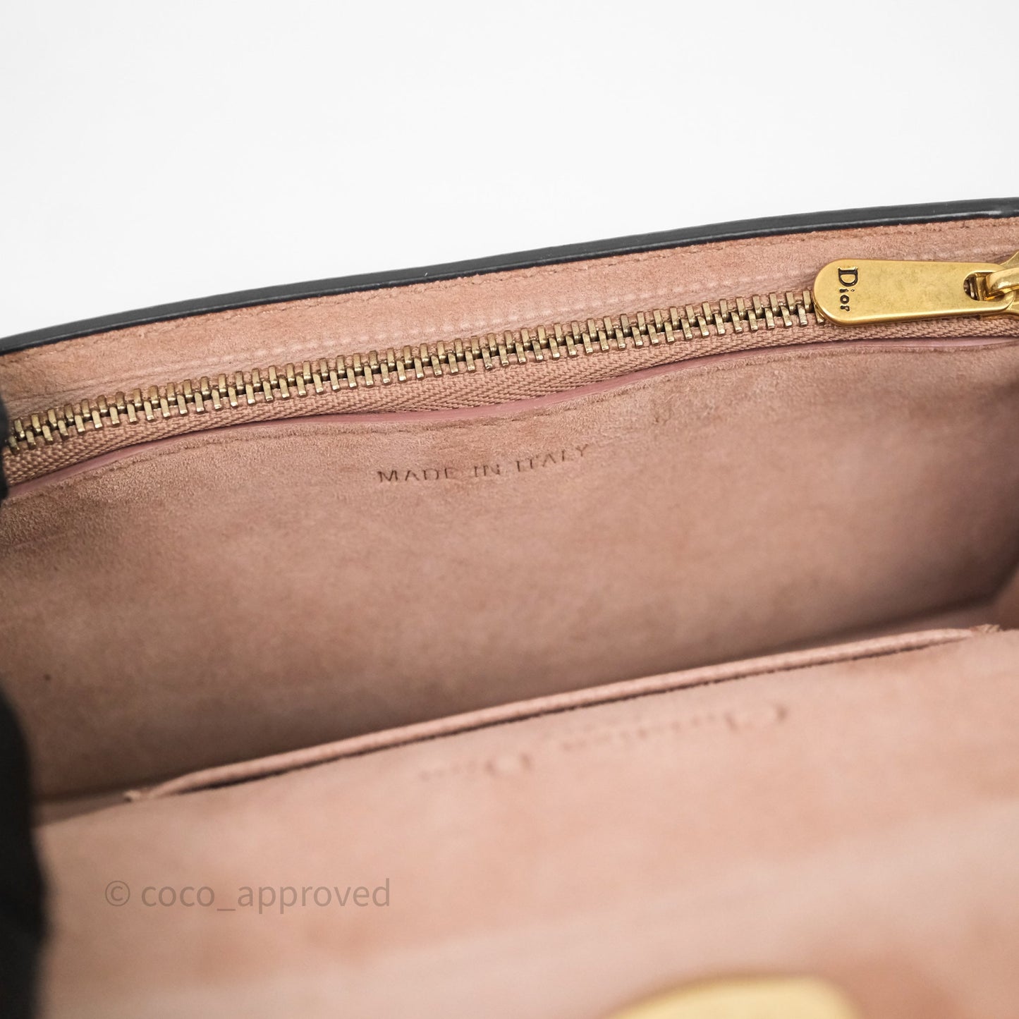 Christian Dior Saddle Belt Pouch Dusty Pink Matte Calfskin Gold Hardware