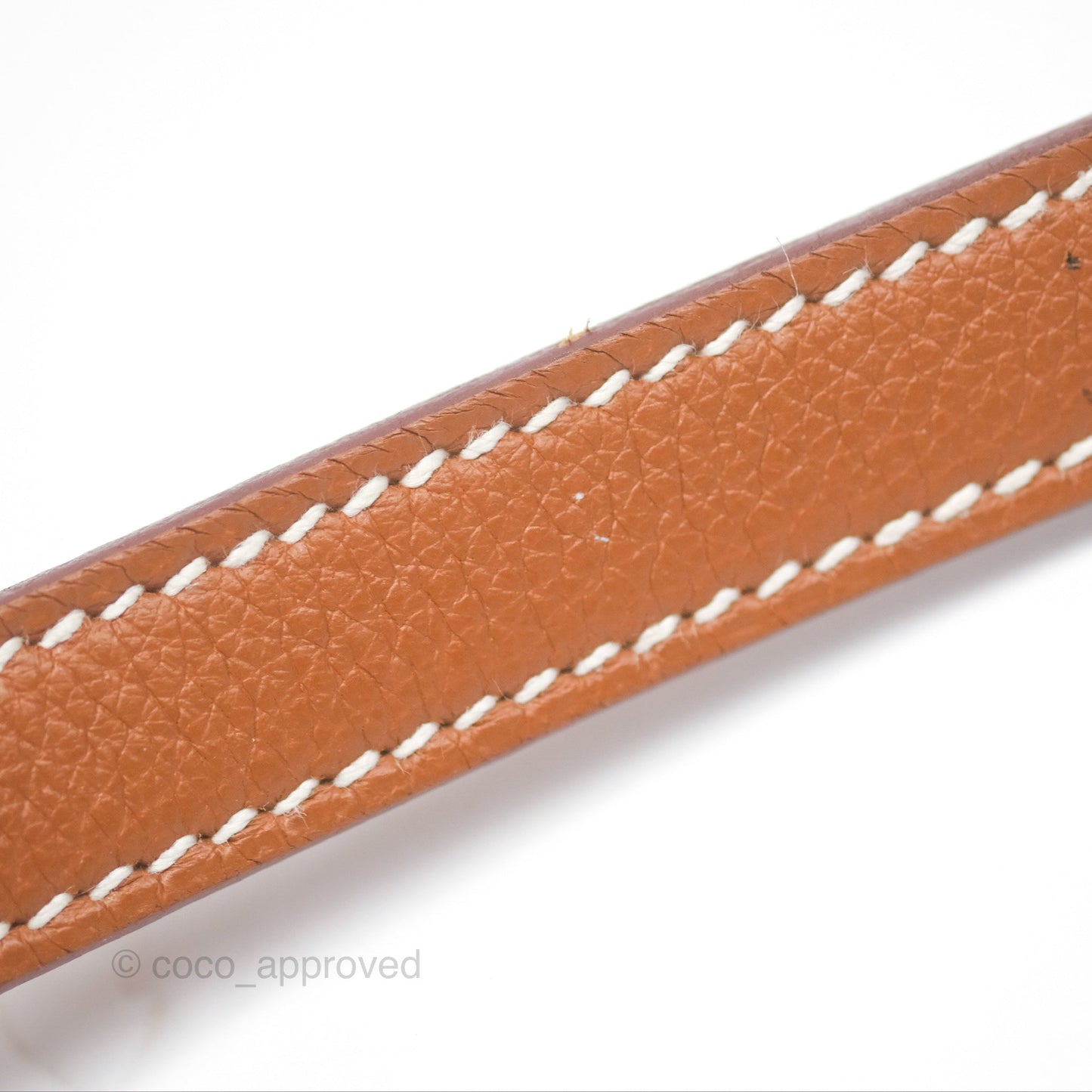 Hermès Kelly 32 Retourne Gold Togo Palladium Hardware