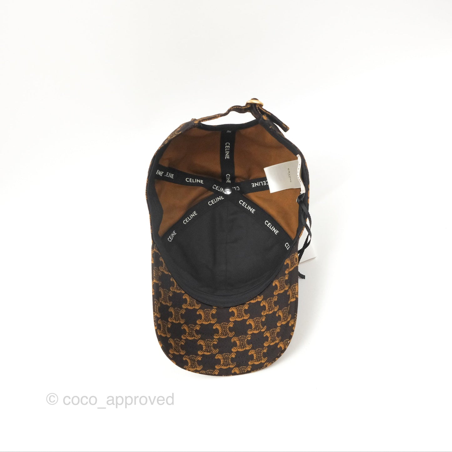 Celine Baseball Cap Cotton Triomphe