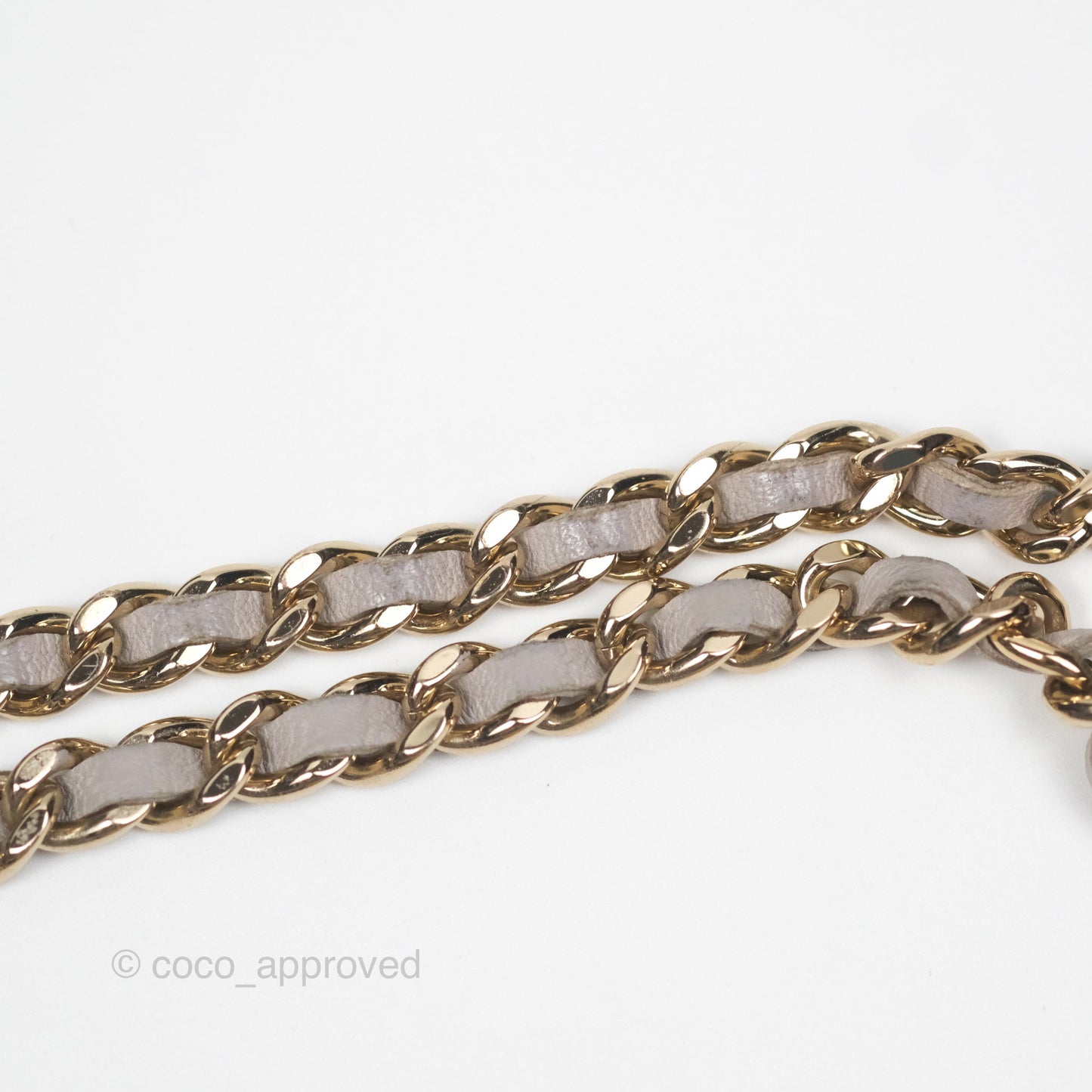 Chanel Trendy CC WOC Quilted Grey Lambskin Gold Hardware