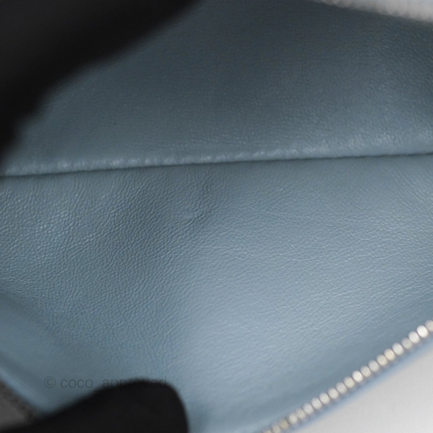 Loro Piana Extra Pocket L19 Blue Grained Calfskin