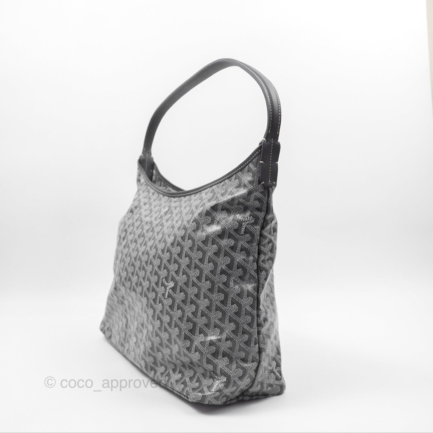 Goyard Bohème Hobo Bag Grey Goyardine Canvas
