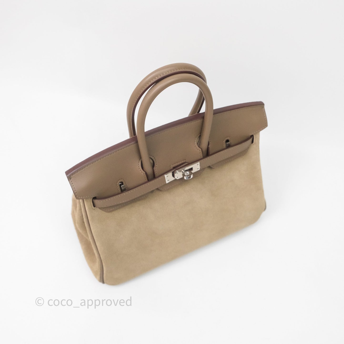 Hermès Birkin 25  Étoupe 18 Grizzly Palladium Hardware