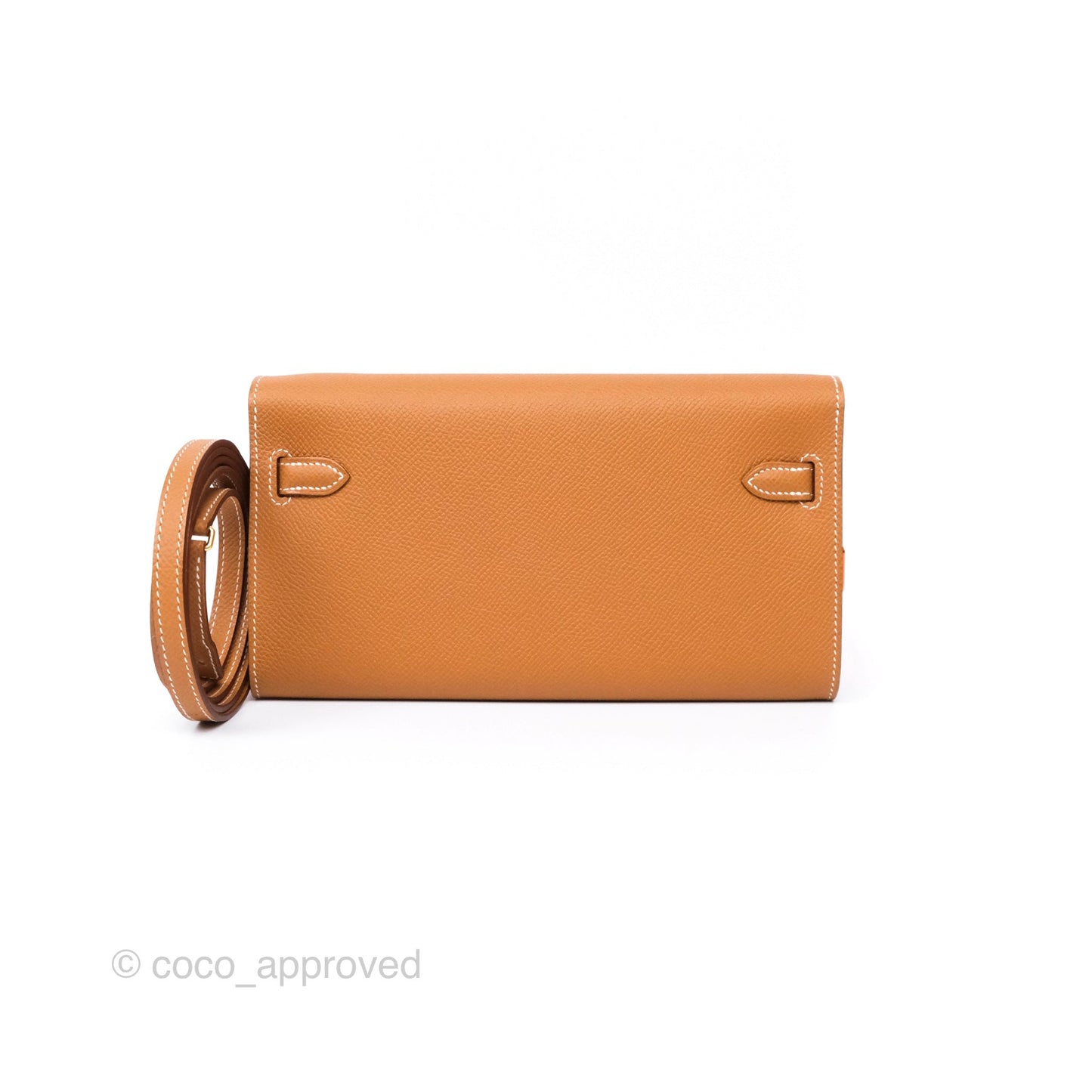 Hermès Kelly To Go Wallet Gold 37 Epsom Gold Hardware