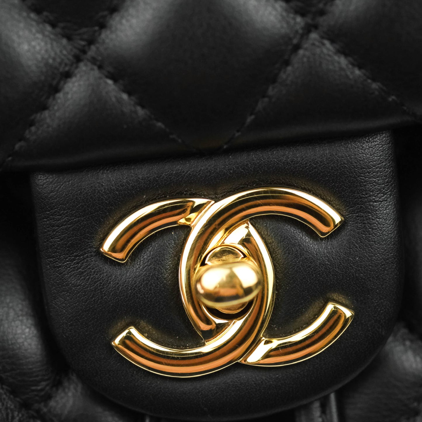 Chanel Quilted Small Urban Spirit Backpack Calfskin Black Gold Hardware