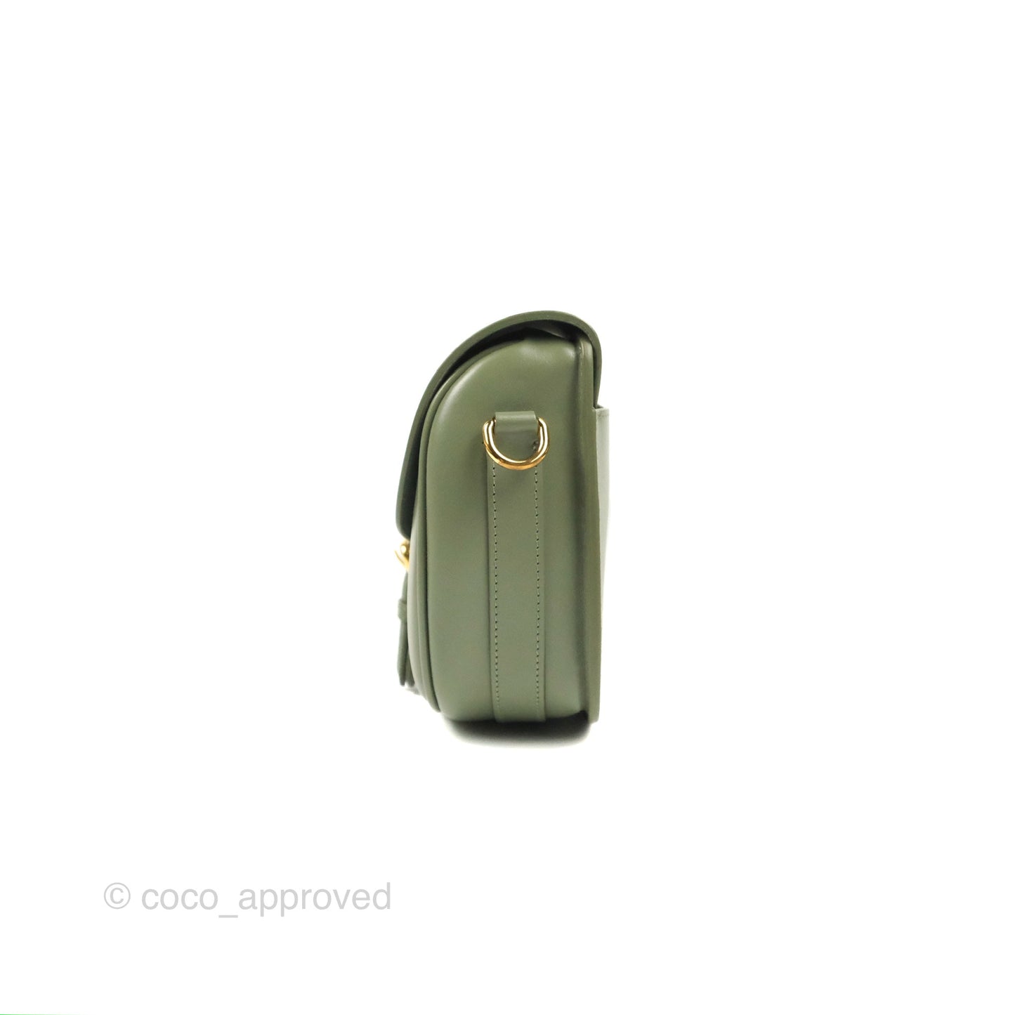 Dior Medium Bobby Bag Cedar Green Calfskin Gold Hardware