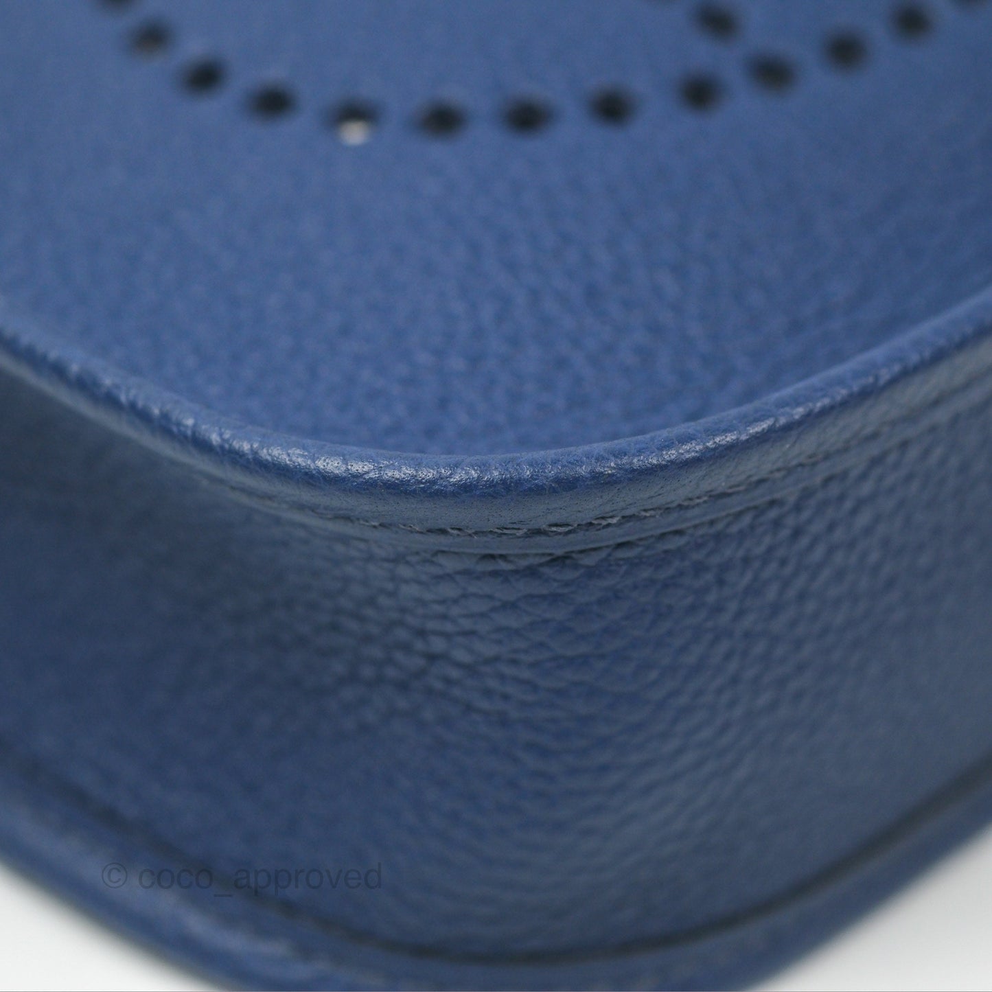 Hermès Mini Evelyne 16 Bleu Saphir Taurillon Maurice Sangle Flipperball Palladium Hardware