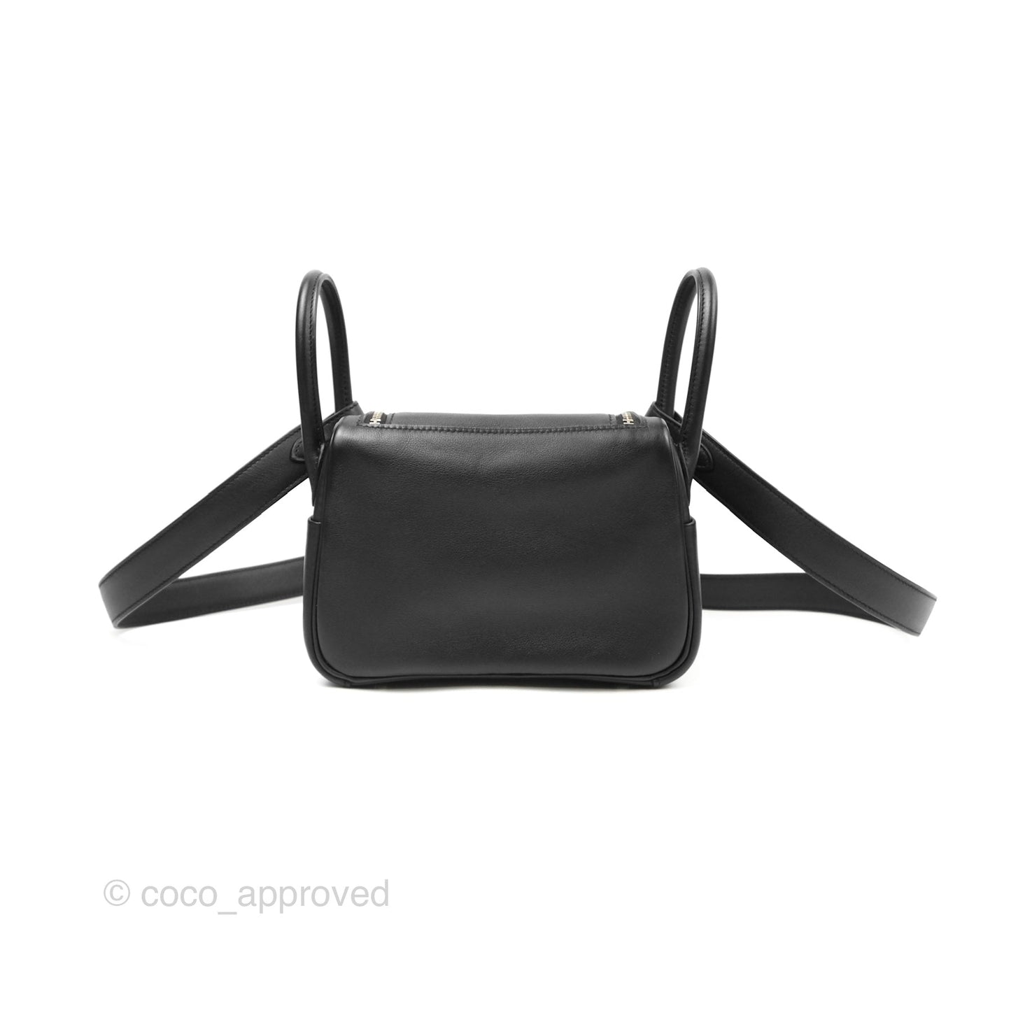 Hermès Mini Lindy 20 Back Swift Palladium Hardware