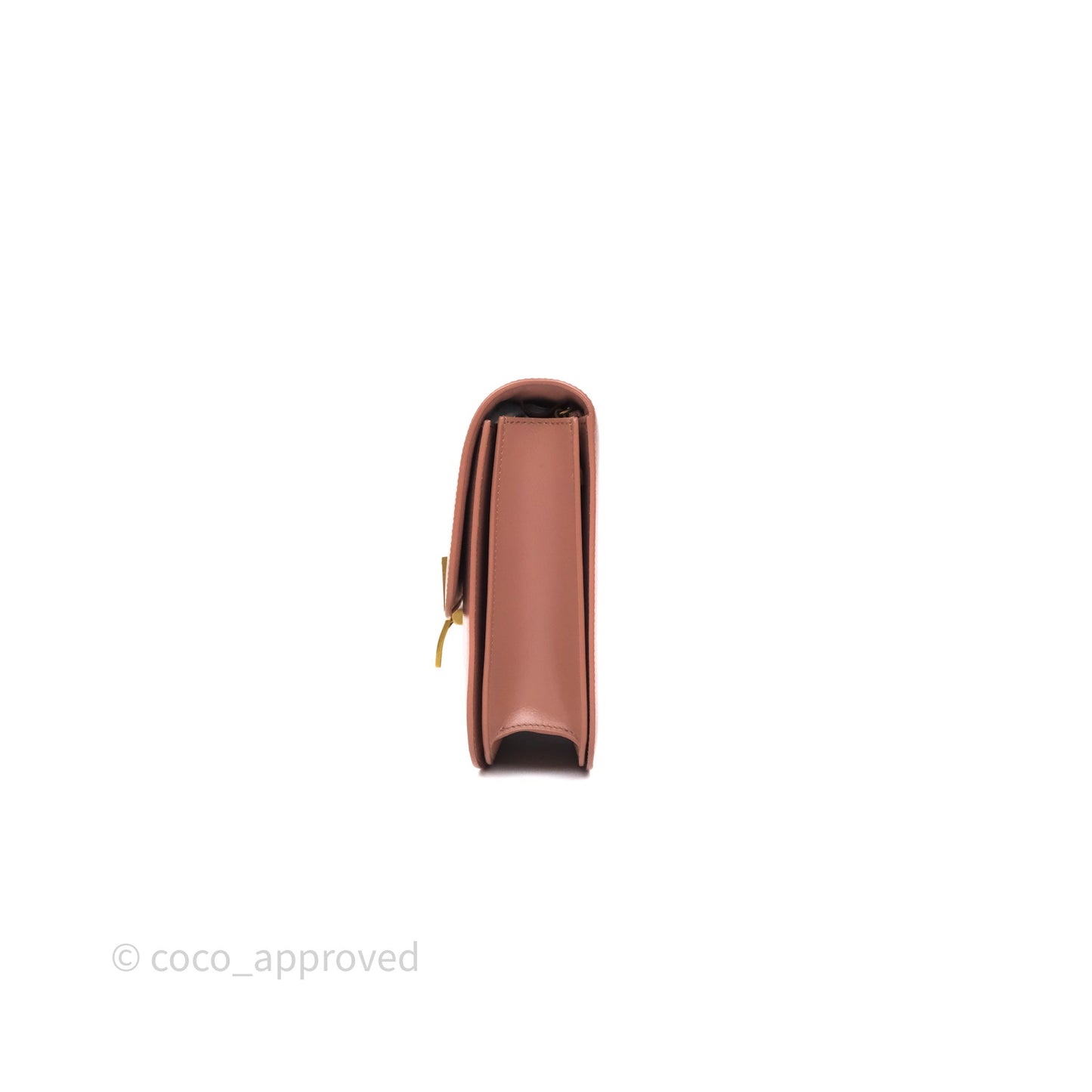 Celine Rose Box Medium Calfskin Bag Gold Hardware