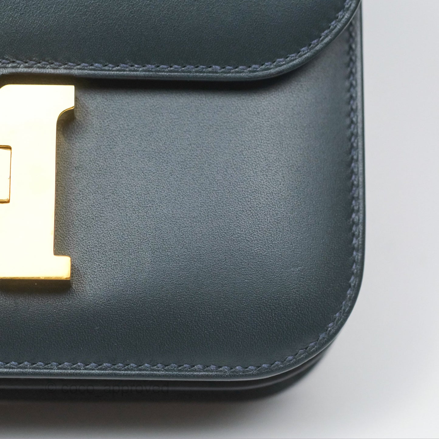 Hermès Constance Mini 18cm Veau Rousseau Veau Monsieur Gold Hardware