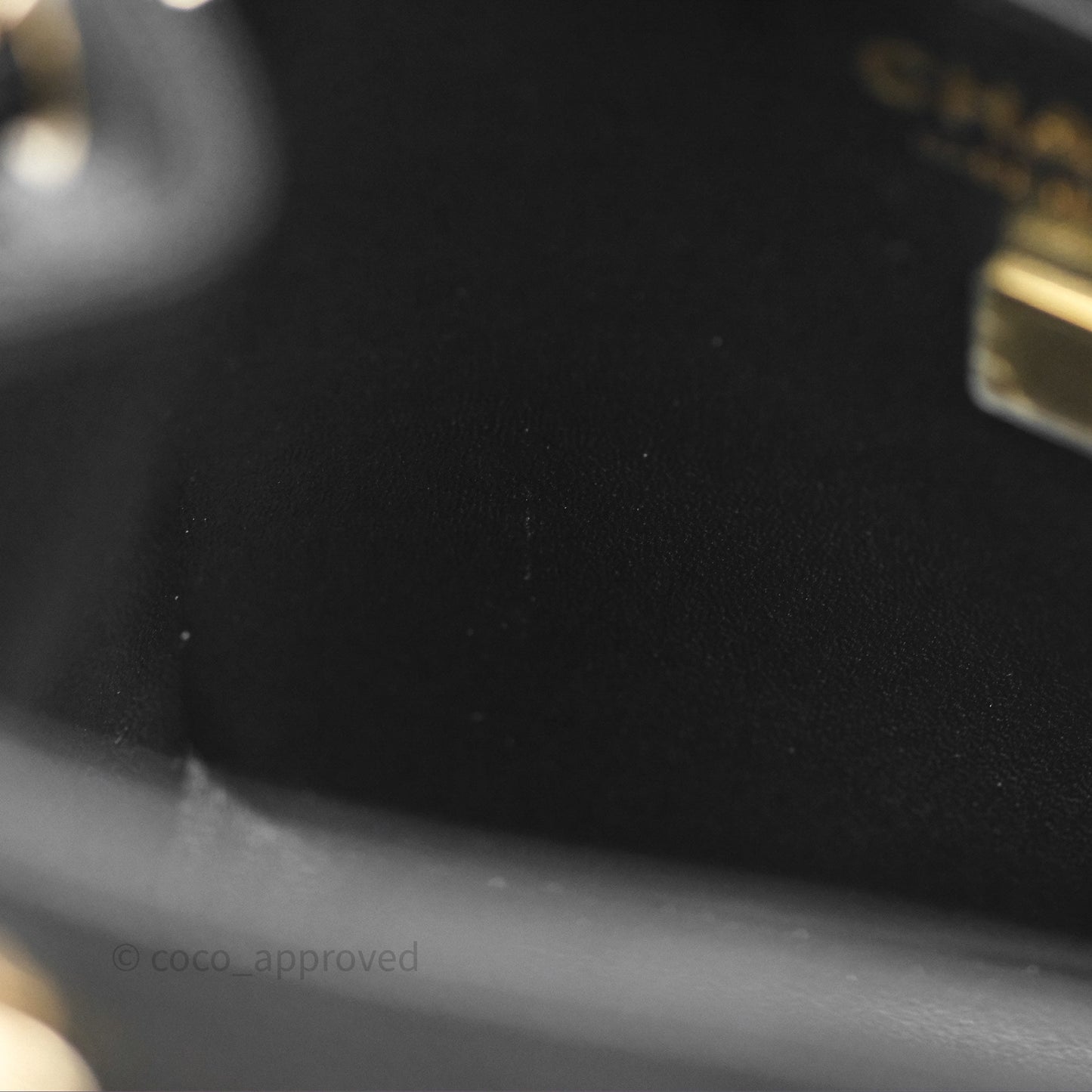 Chanel Mini Bucket Tote Black Caviar Gold Hardware 22S