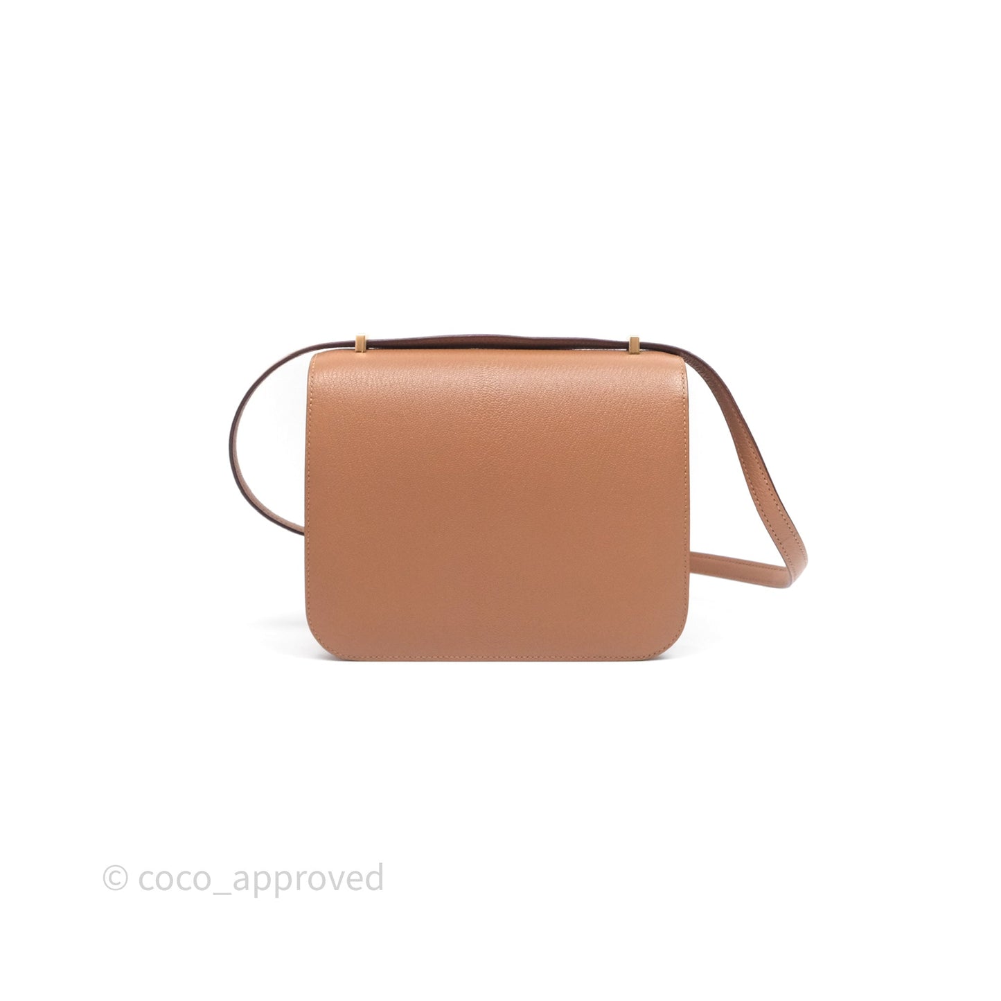 Hermès Constance Mini Quebracho Chevre Gold Hardware