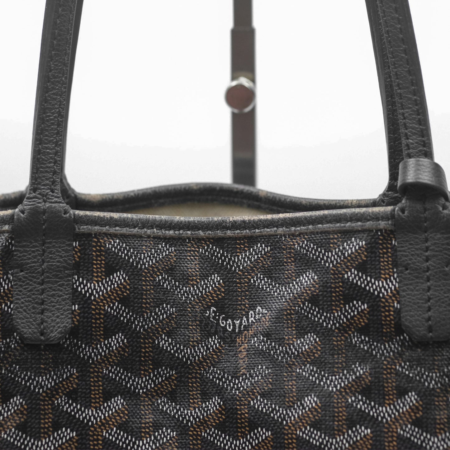 Goyard Saint Louis Black Goyardine Canvas PM⁣⁣⁣⁣⁣⁣⁣⁣⁣⁣⁣⁣⁣⁣⁣⁣