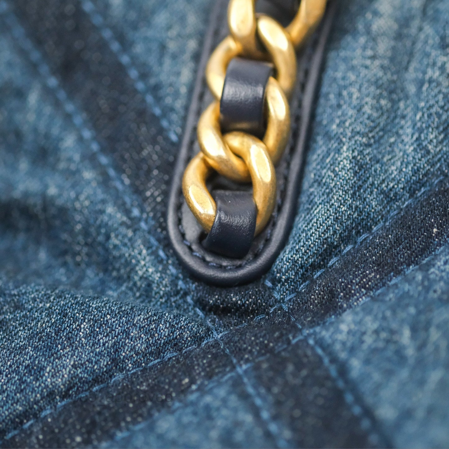 Chanel 19 Tote Quilted Denim Mixed Hardware 23C