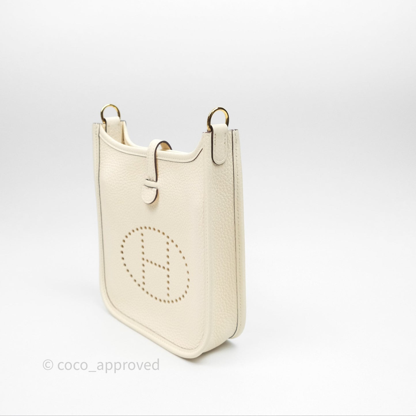 Hermès Mini Evelyne 16 Nata I2 Clemence Gold Hardware