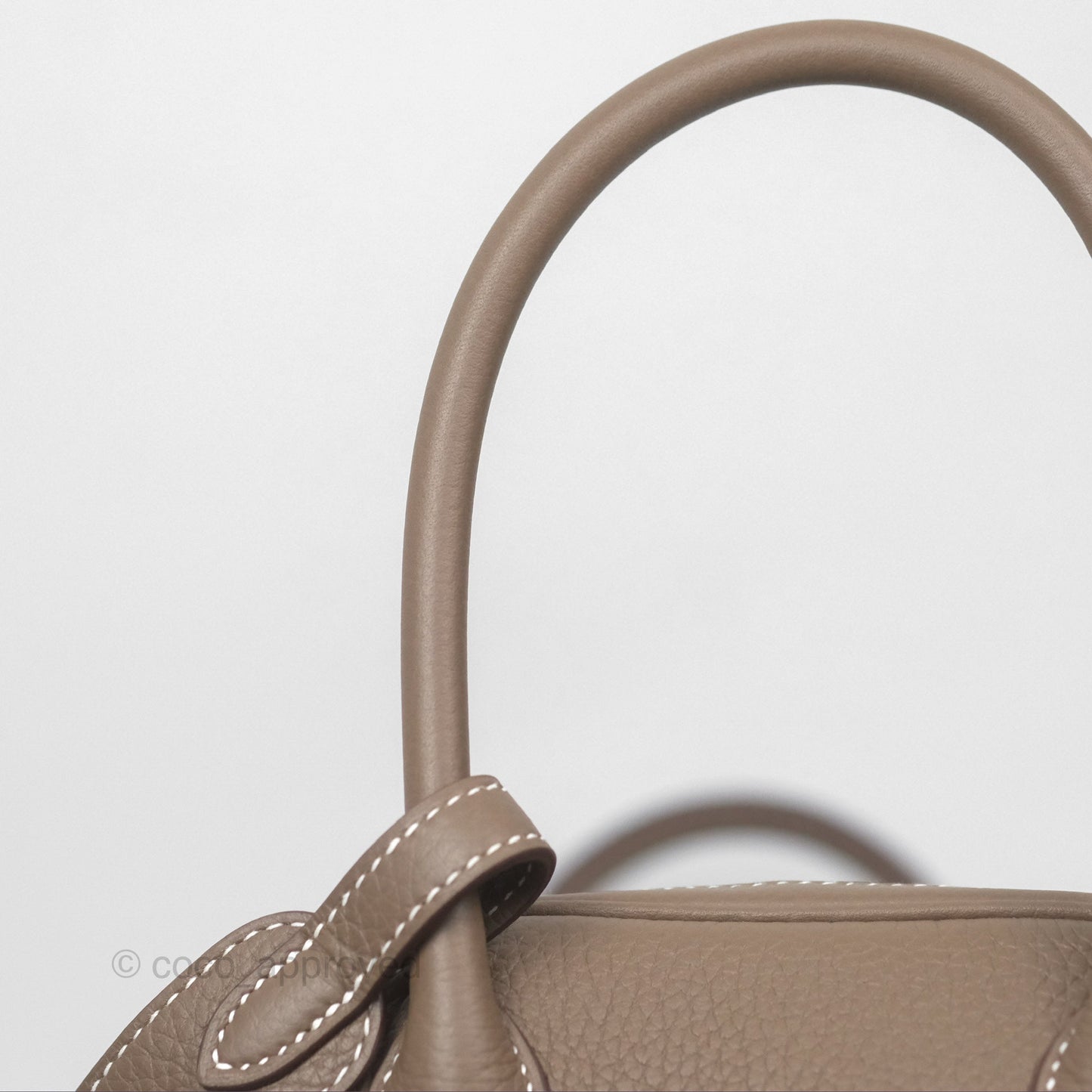Hermès Lindy 26 Clemence Etoupe 18 Palladium Hardware