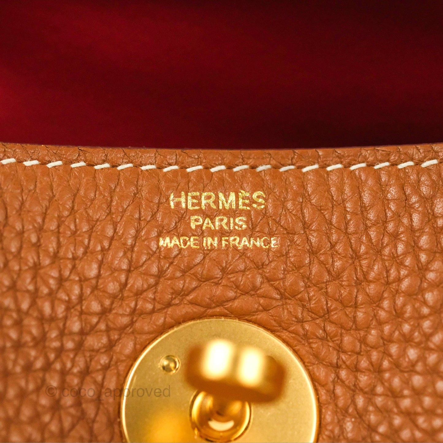 Hermès Lindy 26 Gold Verso Rouge Tomate Clemence Gold Hardware
