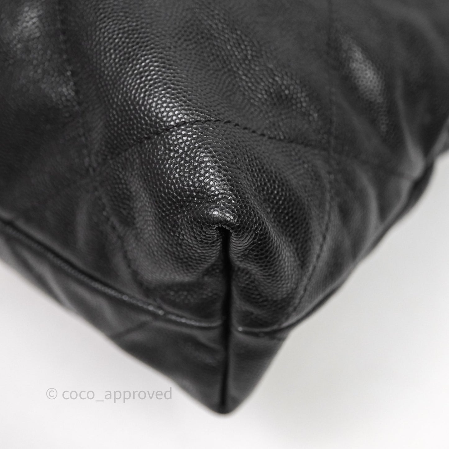 Chanel 22 Small Black Caviar Aged Gold Hardware