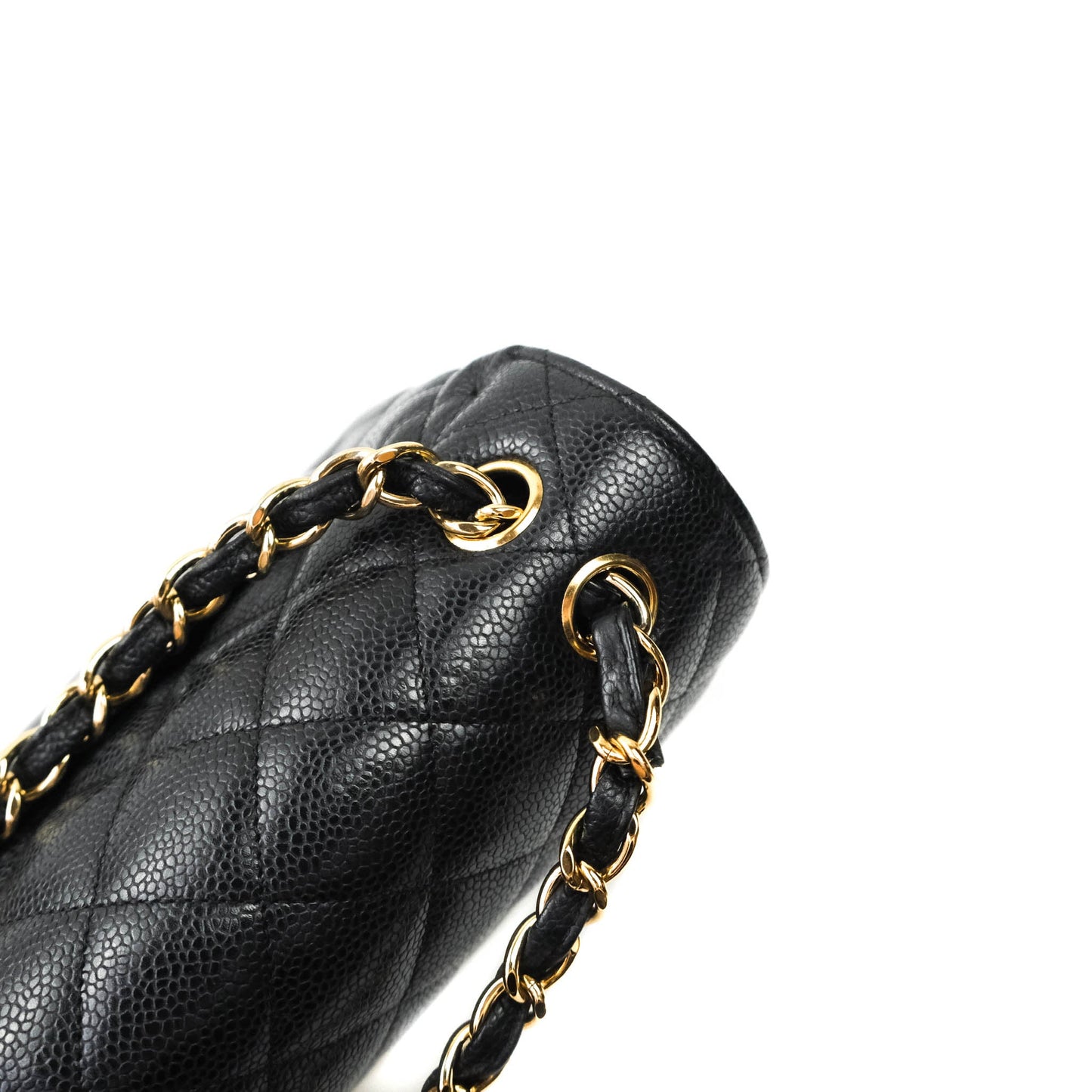 Chanel Jumbo Double Flap Black Caviar Gold Hardware⁣⁣