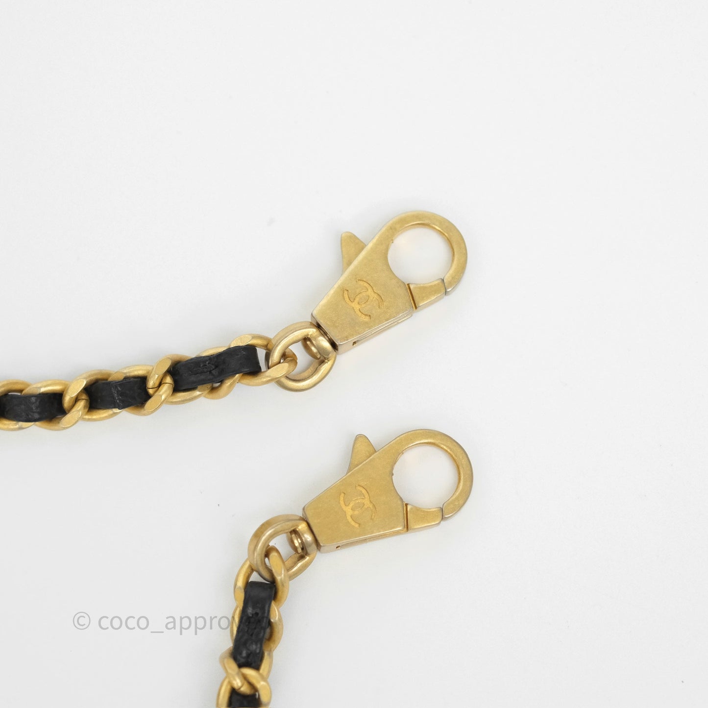 Chanel Small Coco Handle Quilted Black Caviar Aged Gold Hardware Lizard Handle