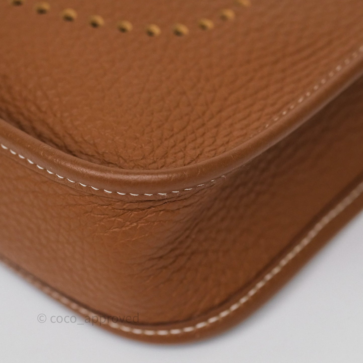 Hermès Mini Evelyne 16 Amazone Gold 37 Clemence Palladium Hardware