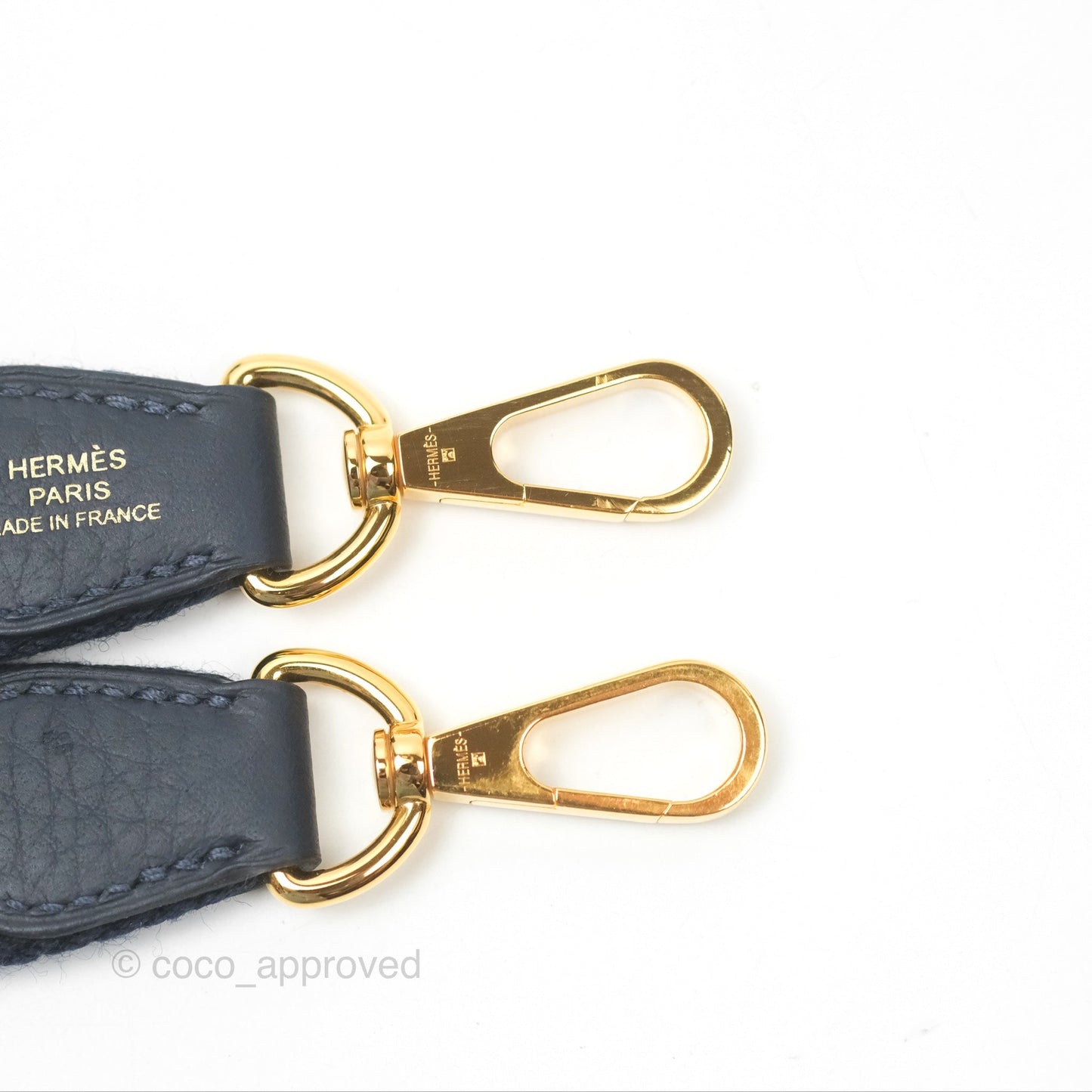 Hermès Mini Evelyne 16 Bleu Nuit 2Z/ Bleu Indigo 76 Clemence Gold Hardware