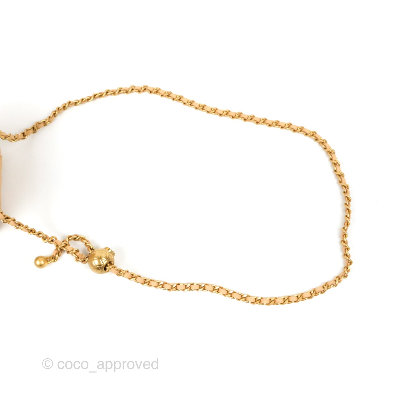 Chanel Mini Pearl Crush Vanity With Chain Beige Lambskin Aged Gold Hardware