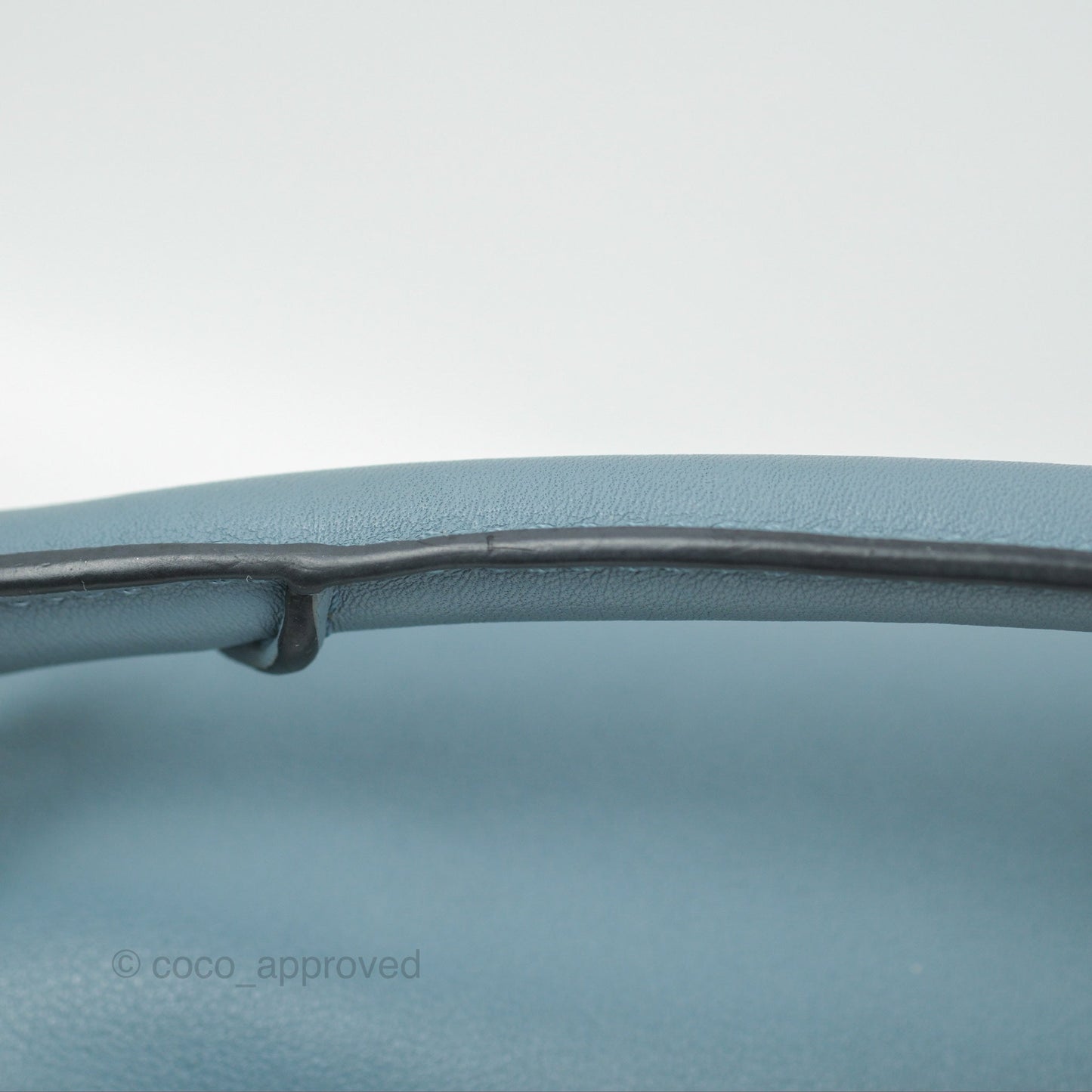 Loewe Small Puzzle Bag Stone Blue Calfskin Silver Hardware