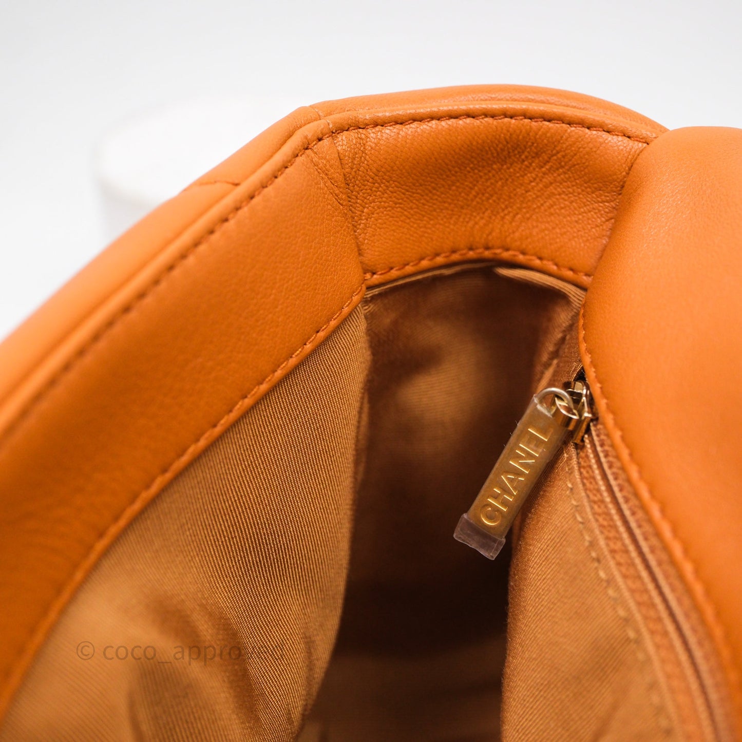 Chanel 19 Small Caramel Mixed Hardware