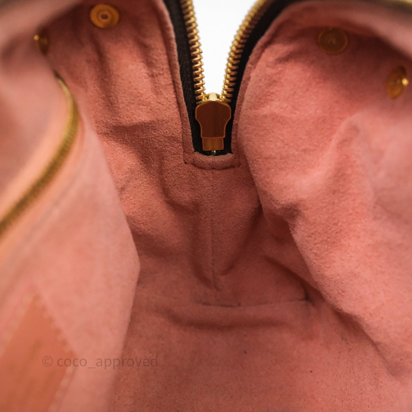 Louis Vuitton Petite Malle Souple Pink Monogram Canvas
