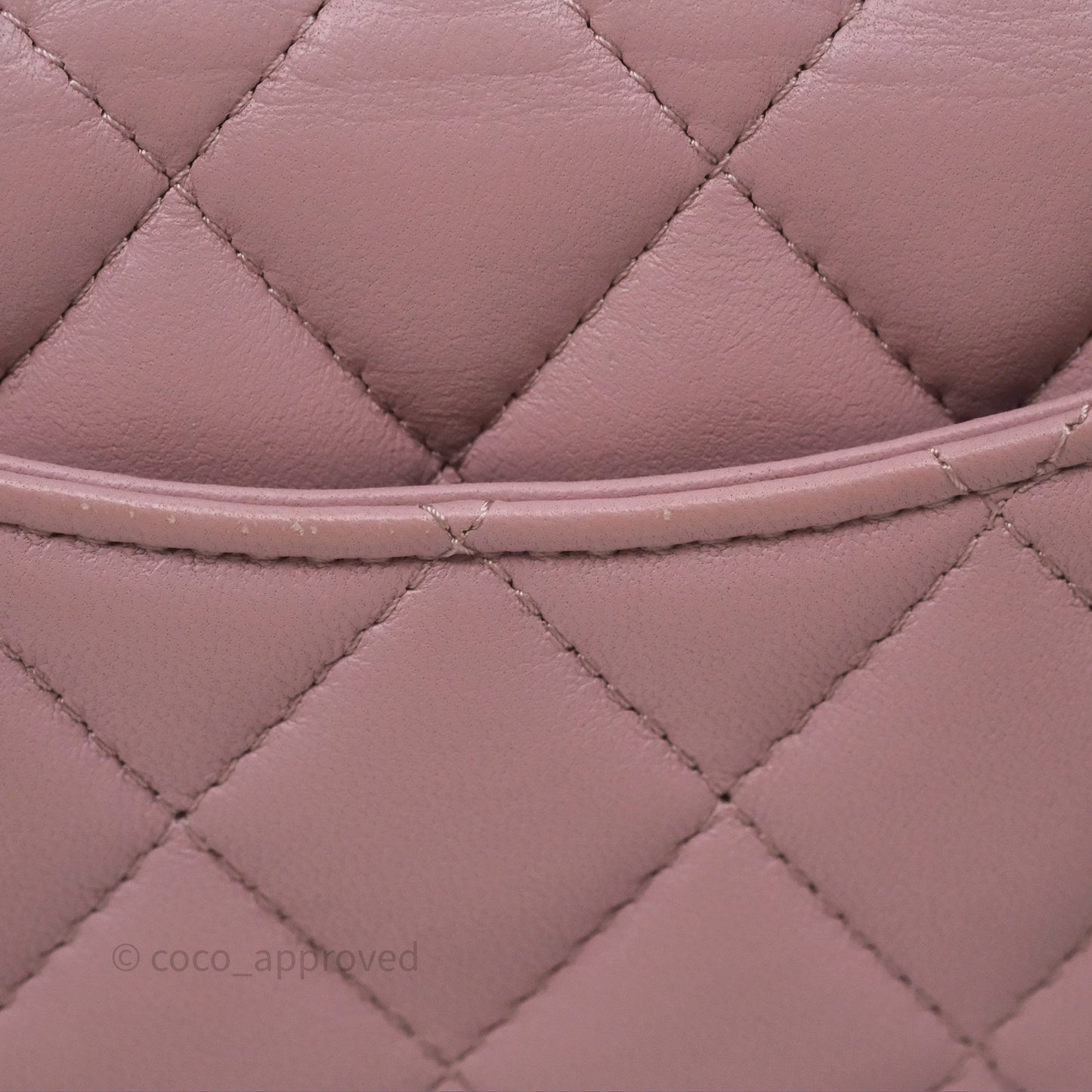 Chanel Top Handle Mini Rectangular Flap Lilac Pink Lambskin Gold Hardware