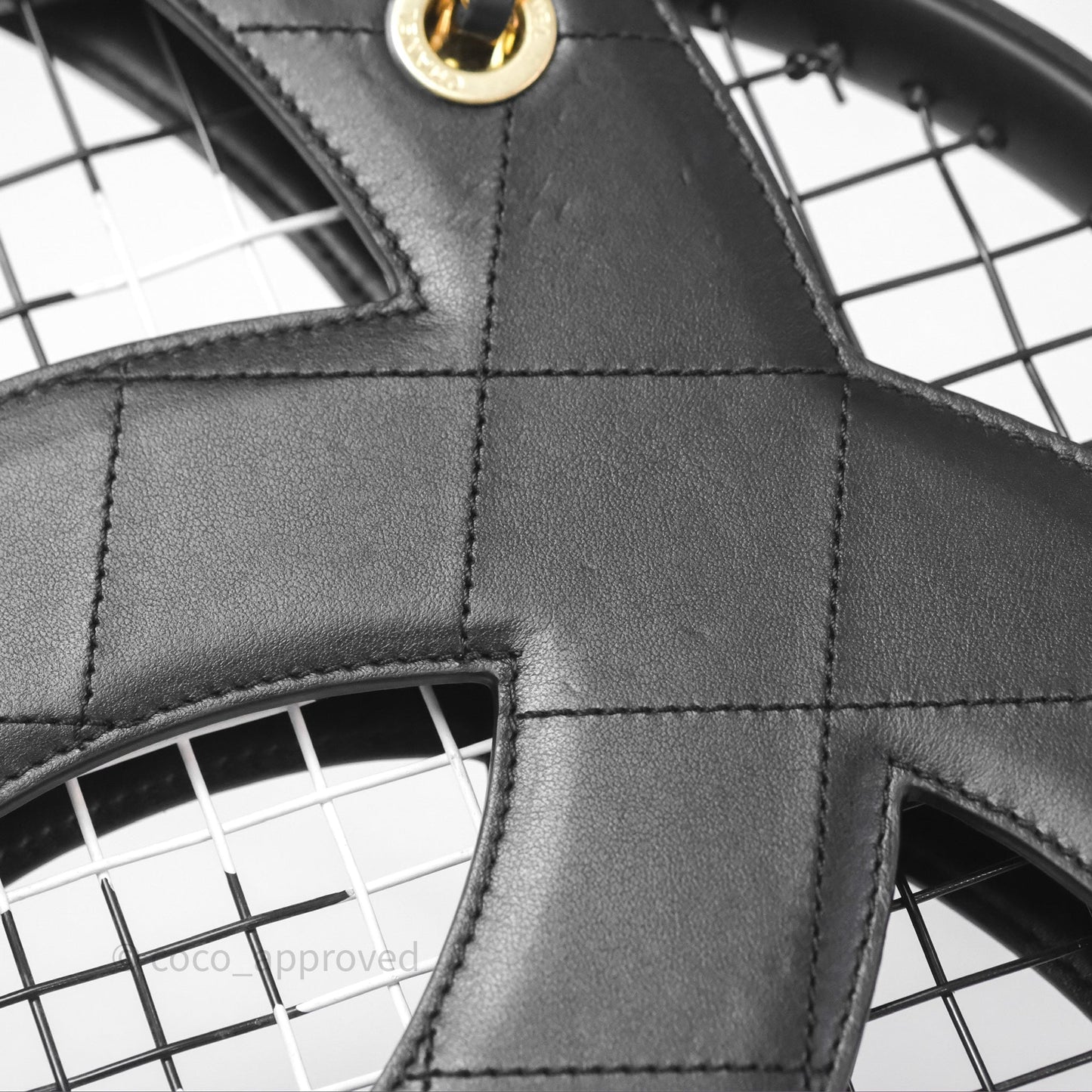 Chanel Tennis Racket with Black CC Case