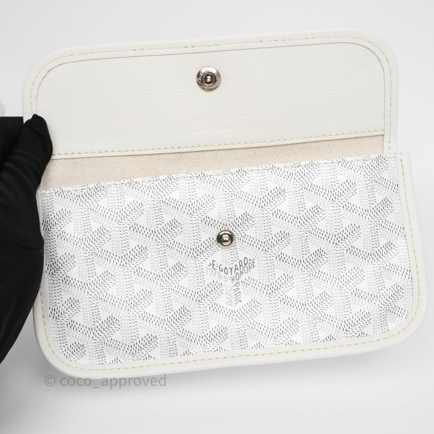 Goyard Bohème Hobo Bag PM White Goyardine Canvas