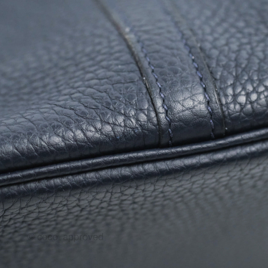 Hermès Picotin 22 Bleu Nuit 2Z Clemence Palladium Hardware