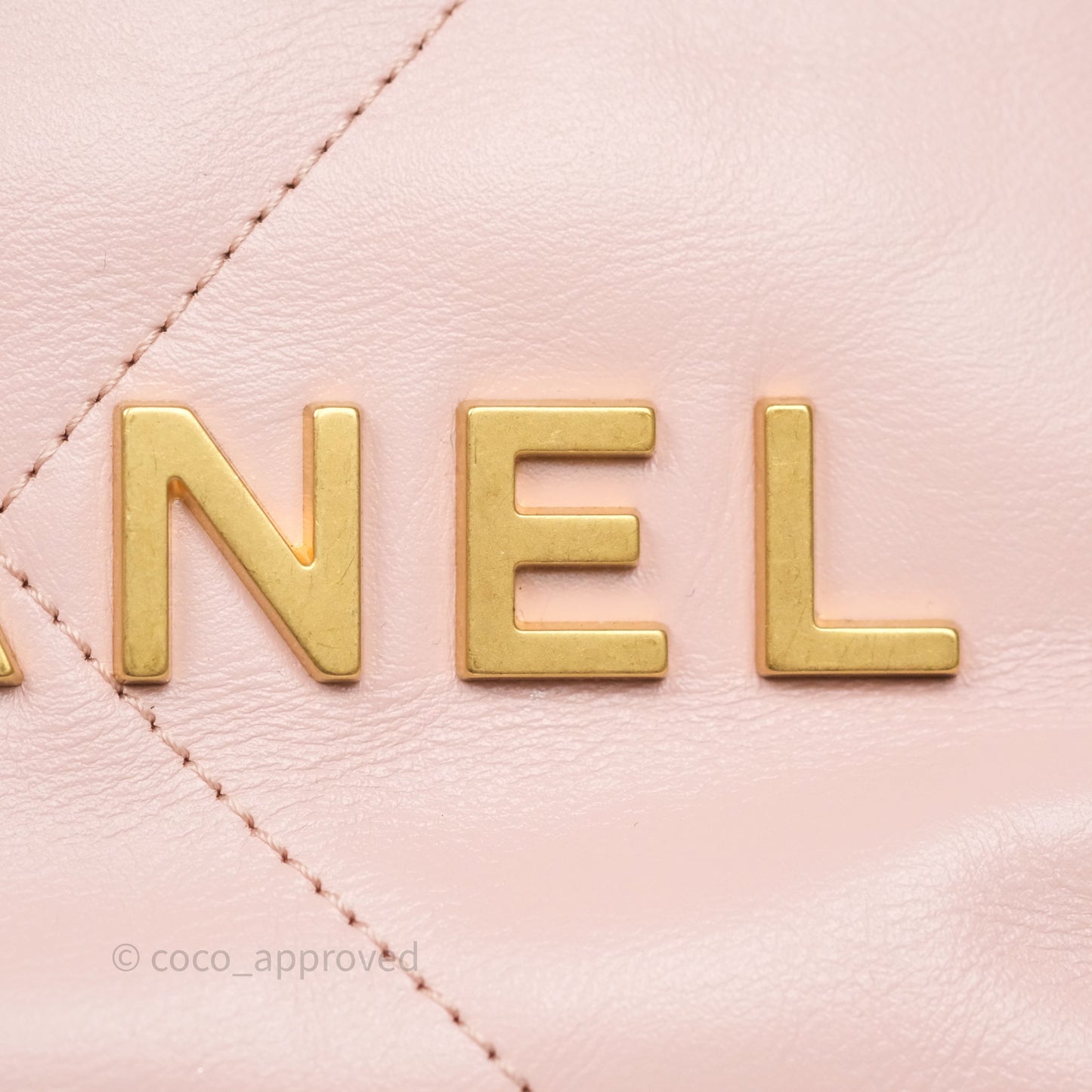 Chanel 22 Mini Bag Light Pink Shiny Crumpled Calfskin