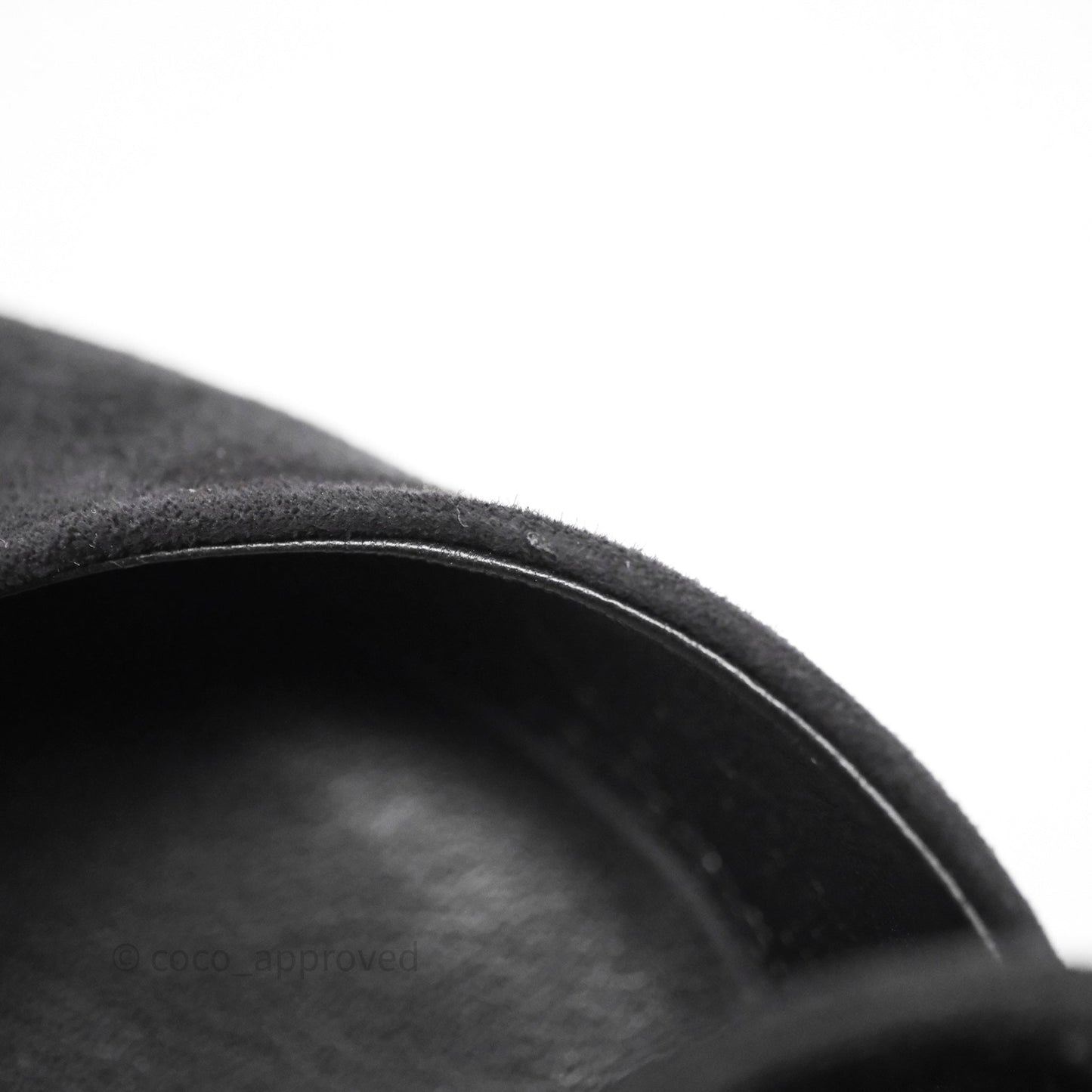 Hermès Suede Blink Black Size 37
