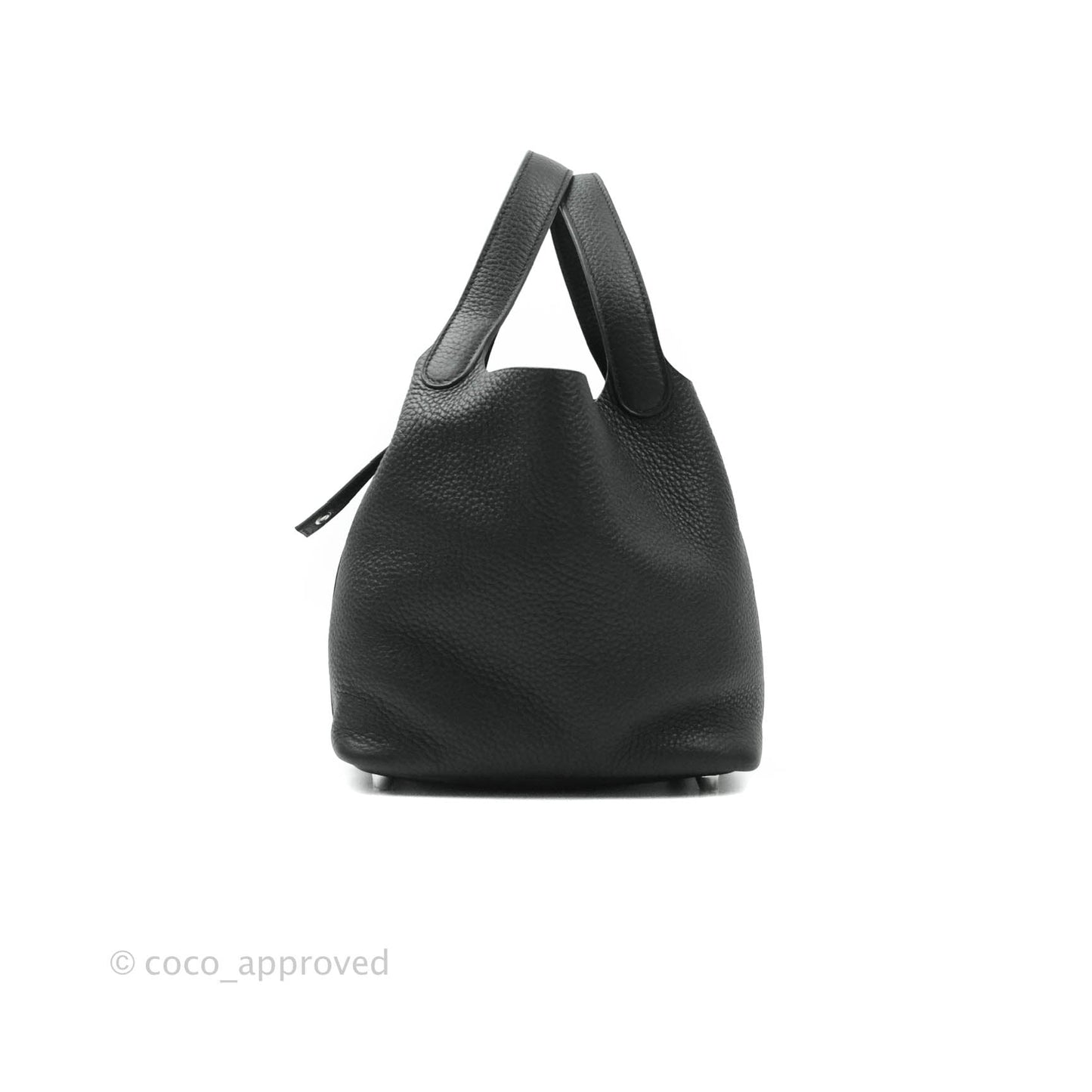 Hermès Taurillon Clemence Picotin Lock 18 PM Black Palladium Hardware