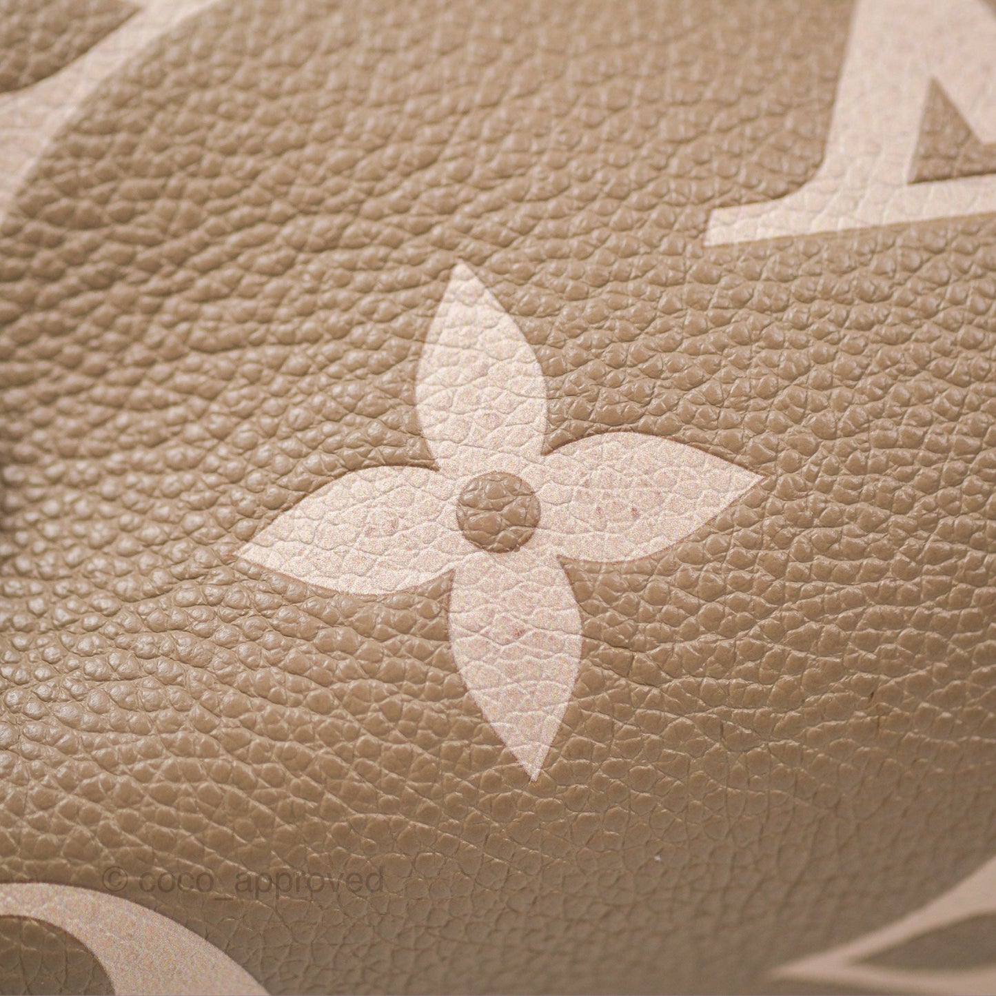 Louis Vuitton Speedy Bandoulière 20 Monogram Empreinte Tourterelle/Cream