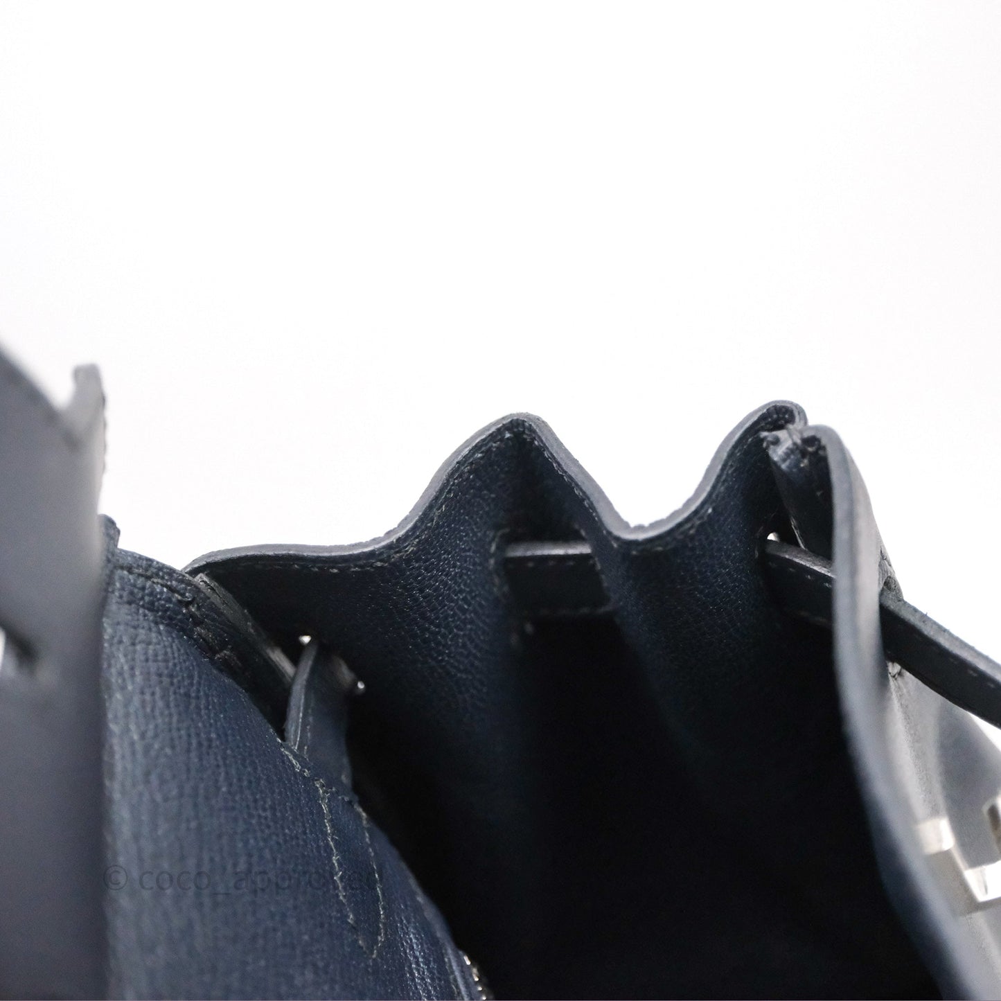 Hermes Birkin 25 Indigo Blue Swift Palladium Hardware