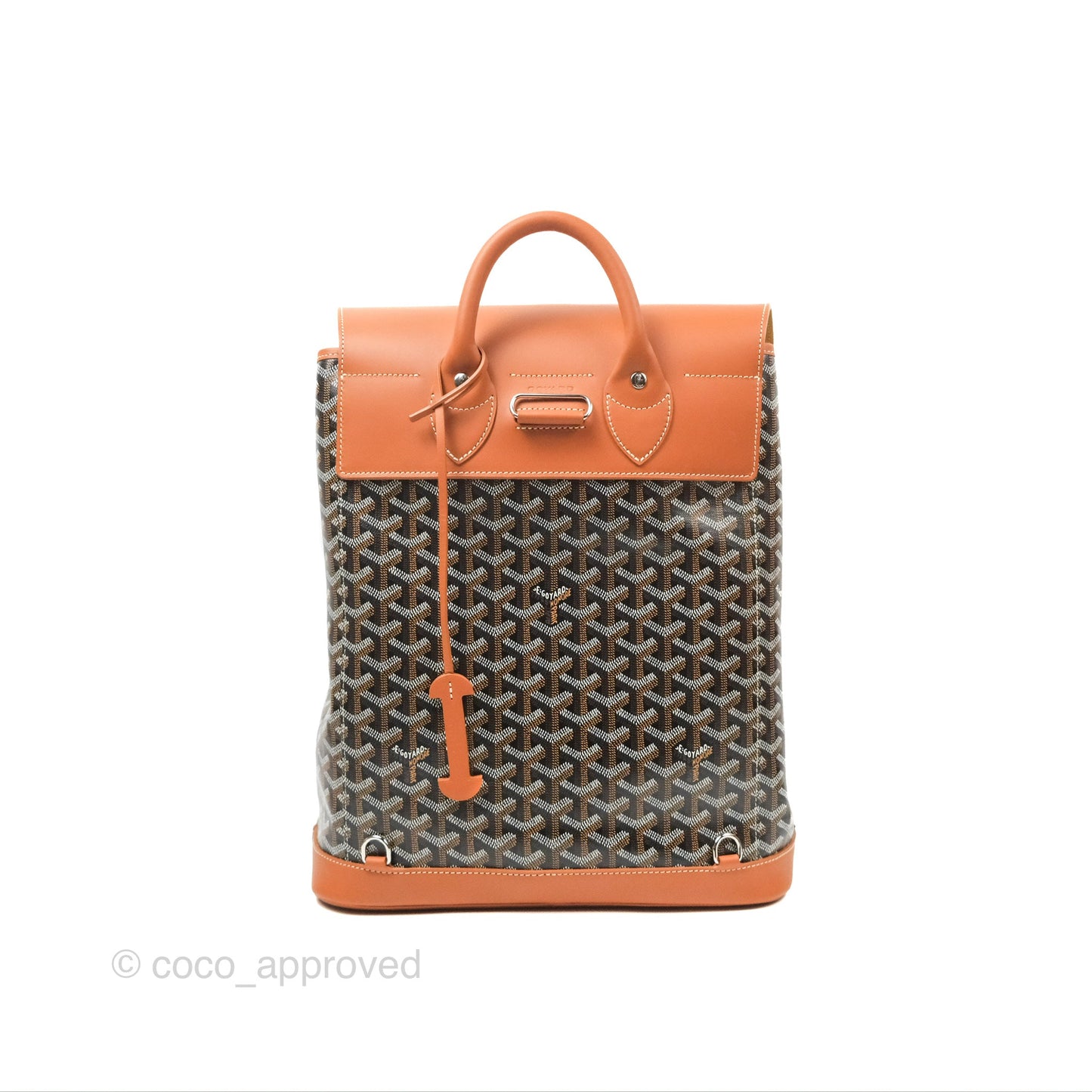 Goyard Alpin MM Backpack Black/ Tan