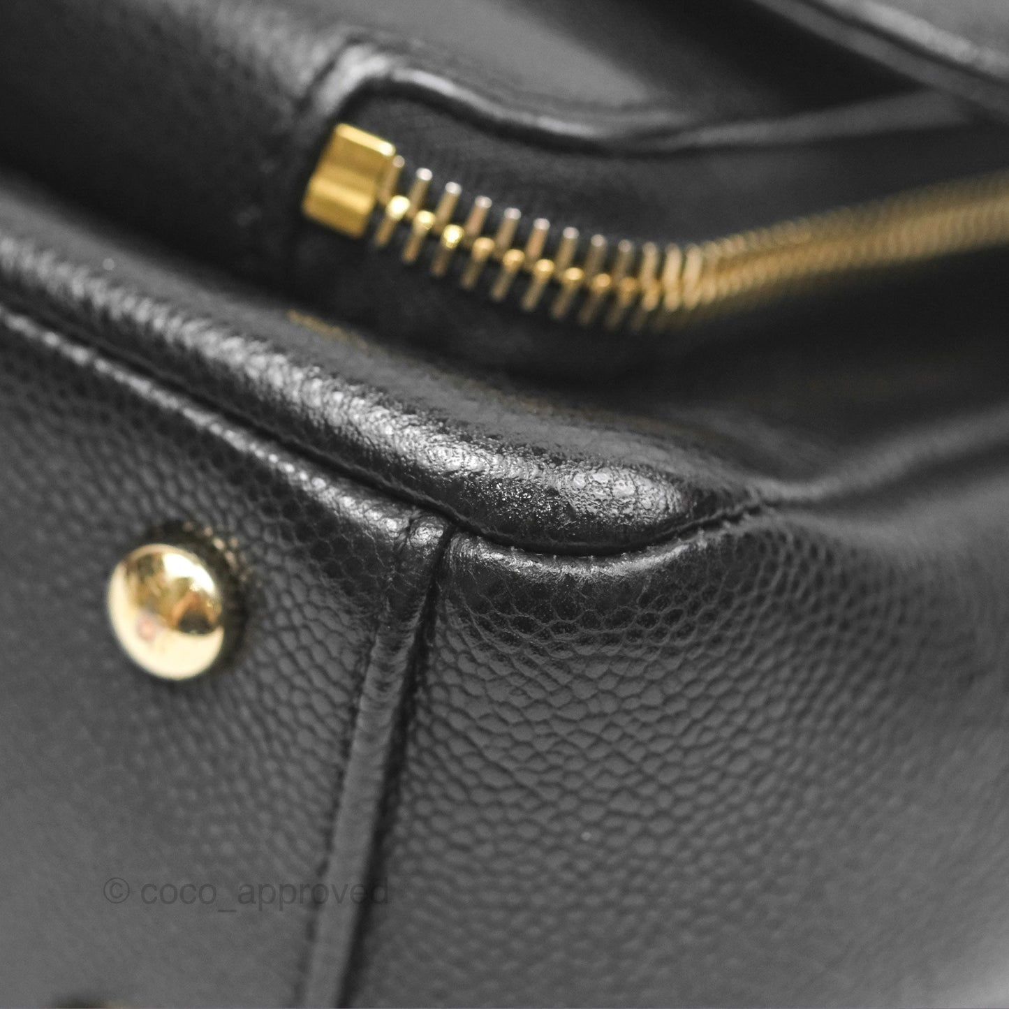 Chanel Quilted Small Business Affinity Flap Black Caviar Gold Hardware