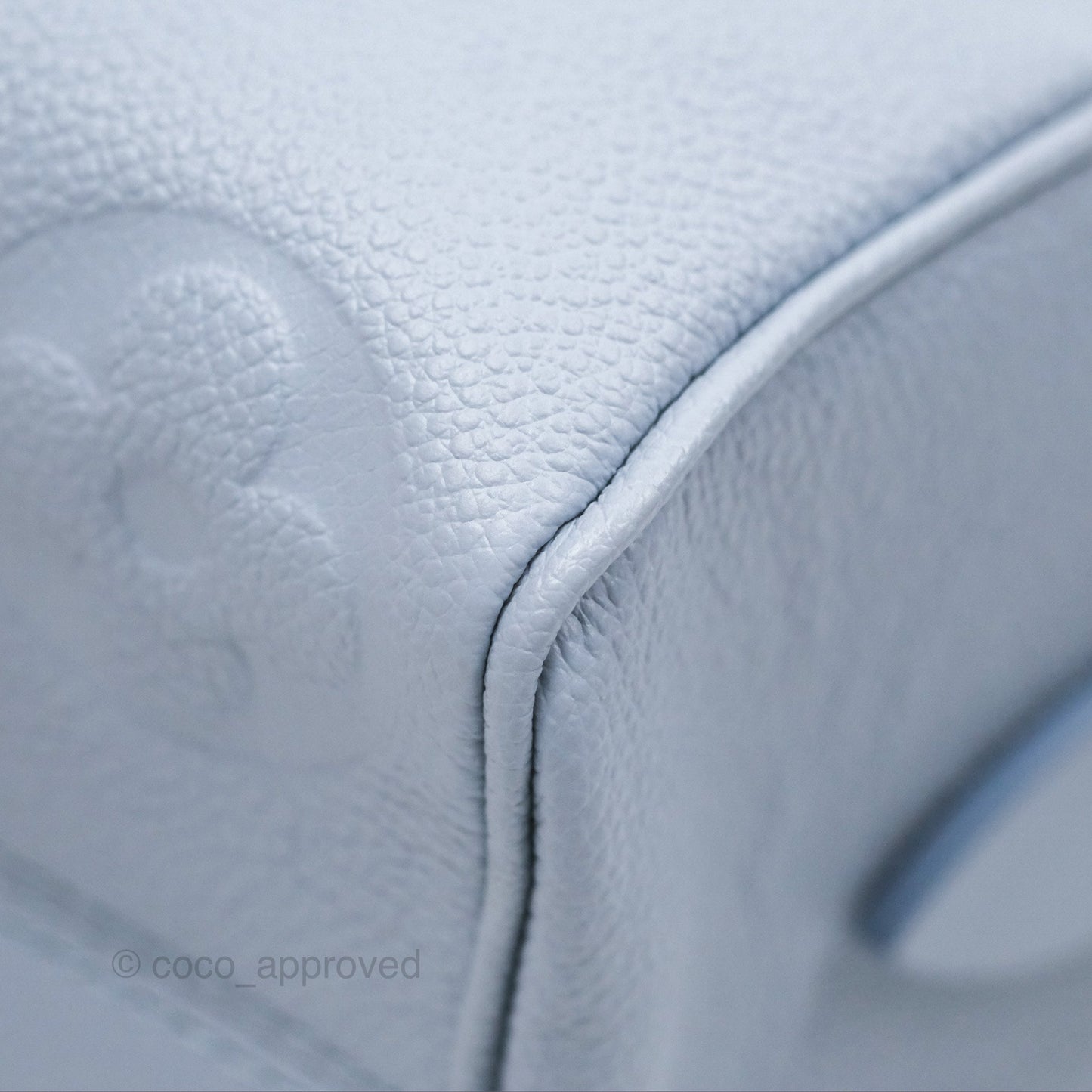 Louis Vuitton Speedy Bandoulière 20 Monogram Empreinte Leather Blue Hour