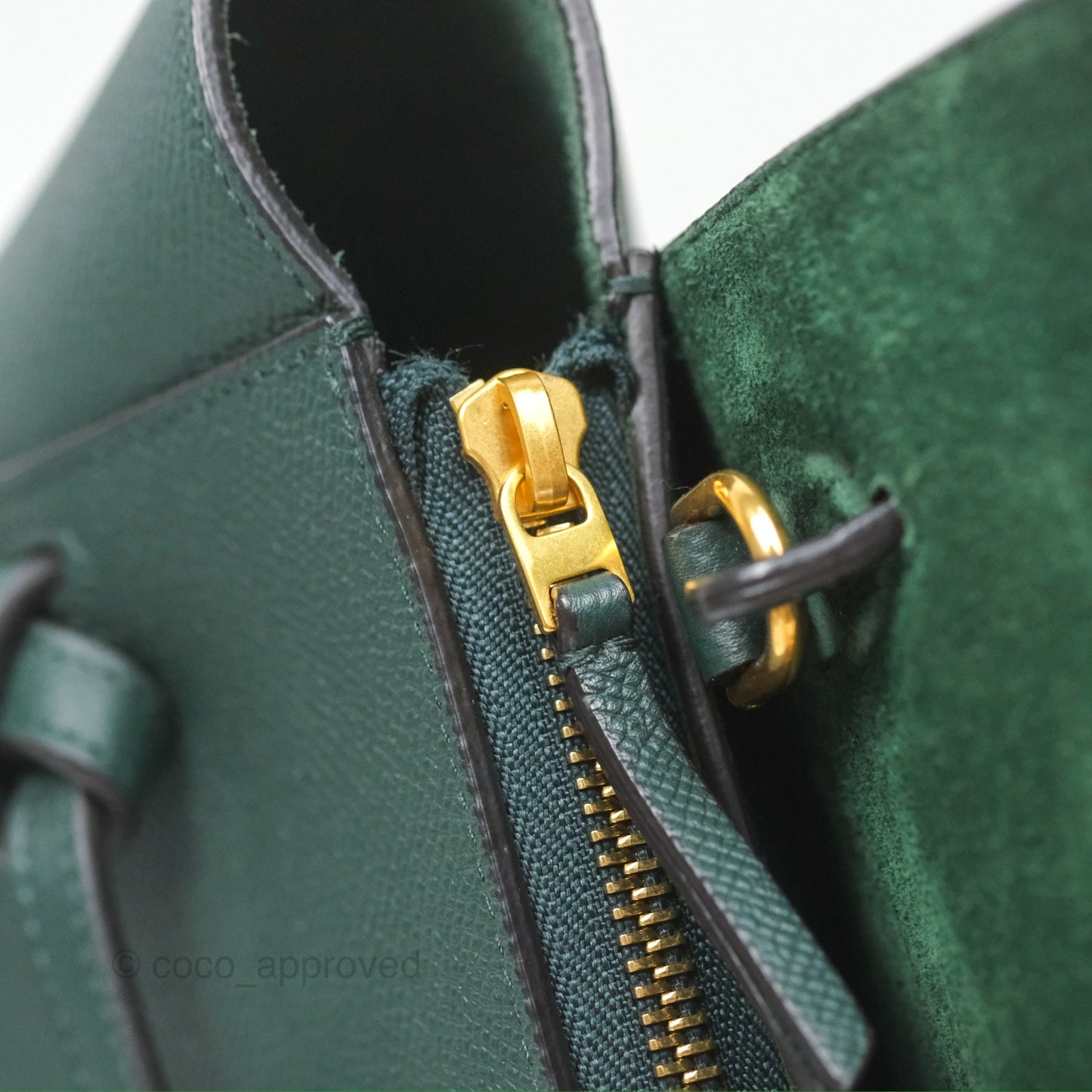 Celine Nano Belt Bag Amazone Grained Calfskin Gold Hardware