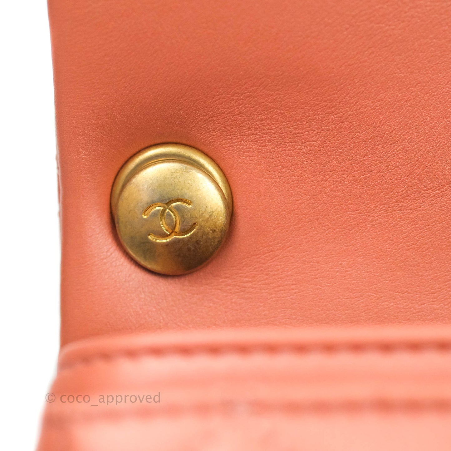 Chanel Day Trip Quilted Small Lambskin Pink Aged Gold Hardware