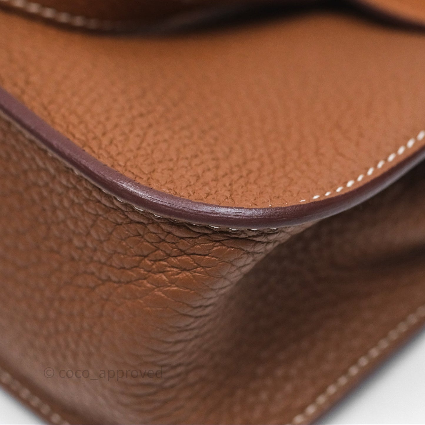 Hermès Halzan 25 Gold Clemence Gold Hardware